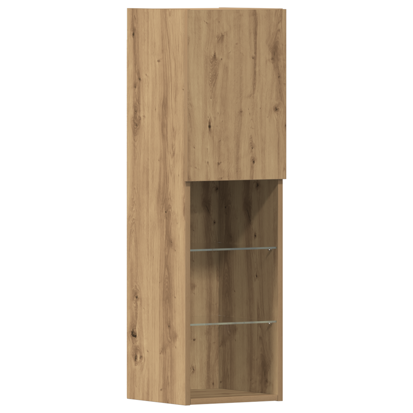 TV Cabinet with LED Lights Artisan Oak 40.5x30x102 cm