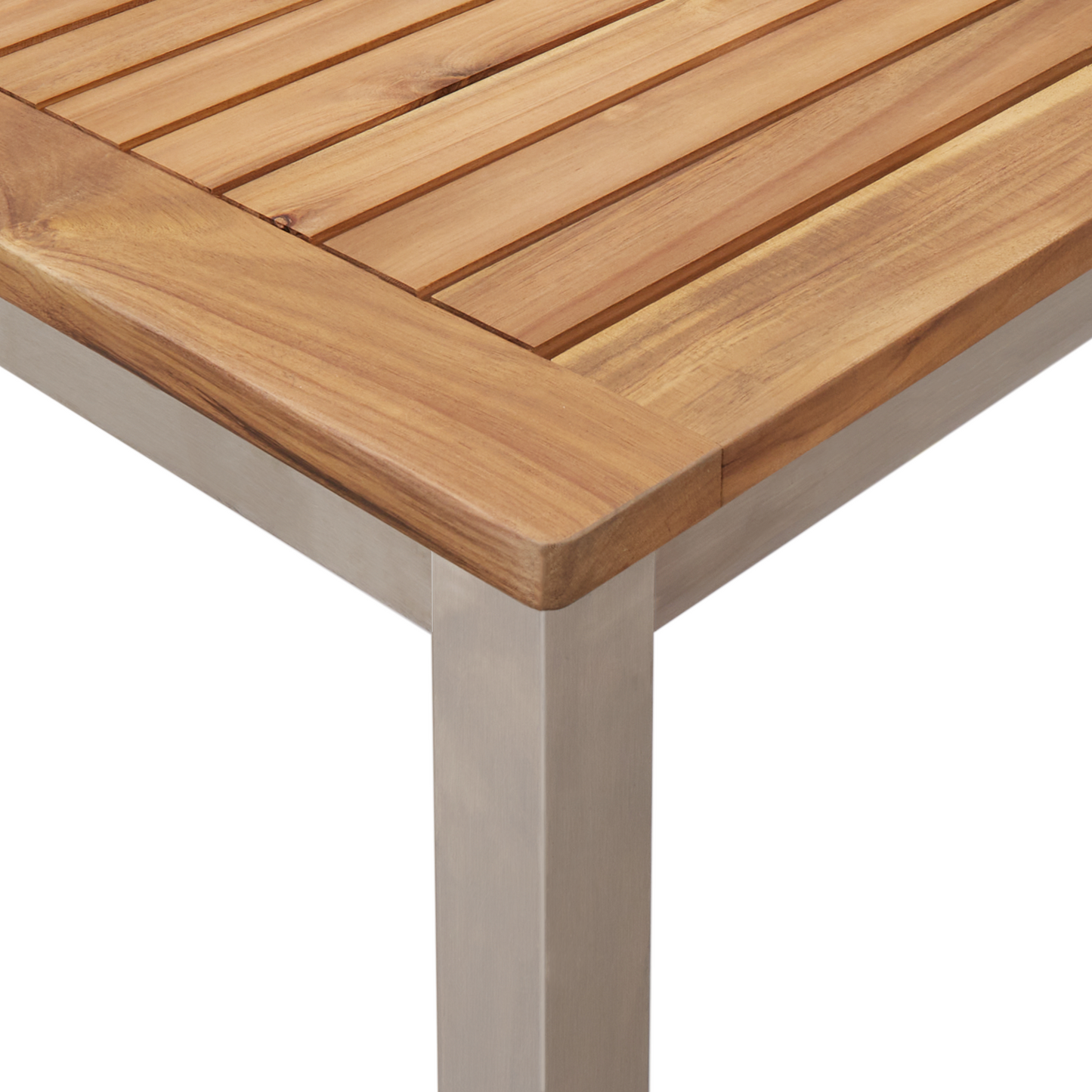 5 Piece Garden Dining Set Solid Wood Teak