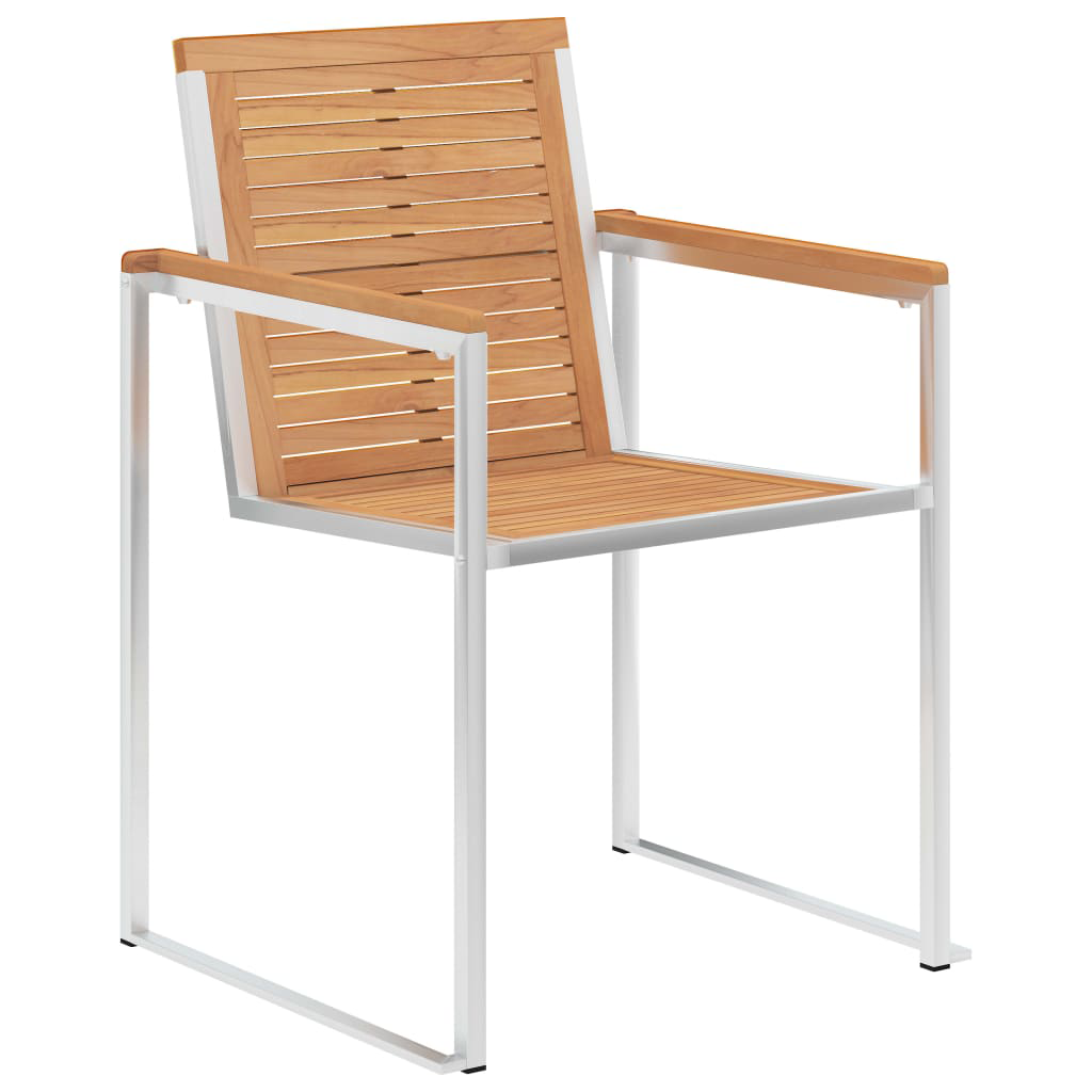 7 Piece Garden Dining Set in Solid Wood Teak