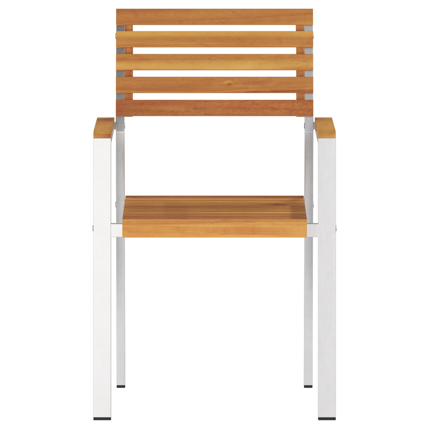 Stacking Garden Chairs 8 pcs 54.5x56x89 cm Solid Wood Acacia