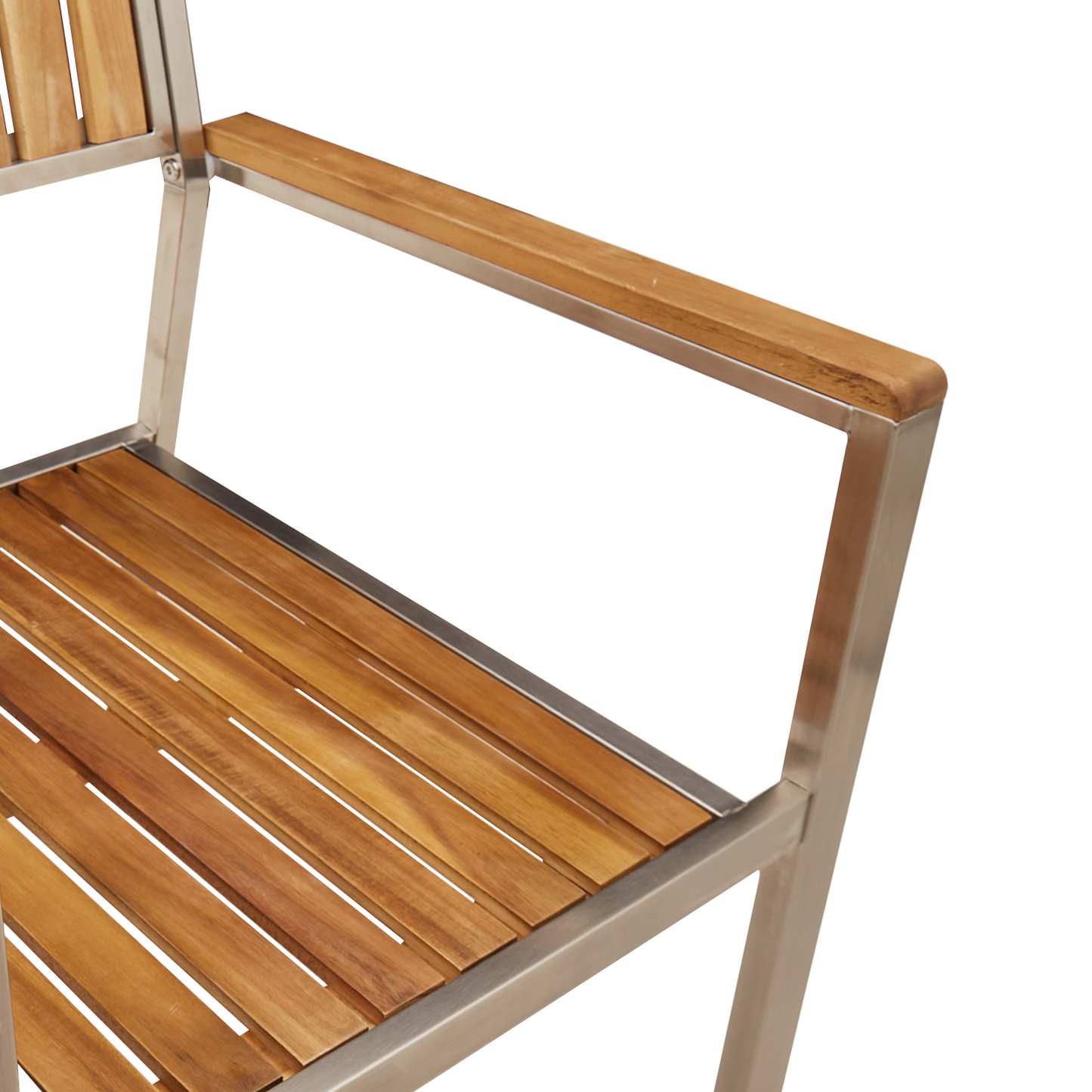 Stacking Garden Chairs 6 pcs 54.5x56x87 cm Solid Wood Acacia