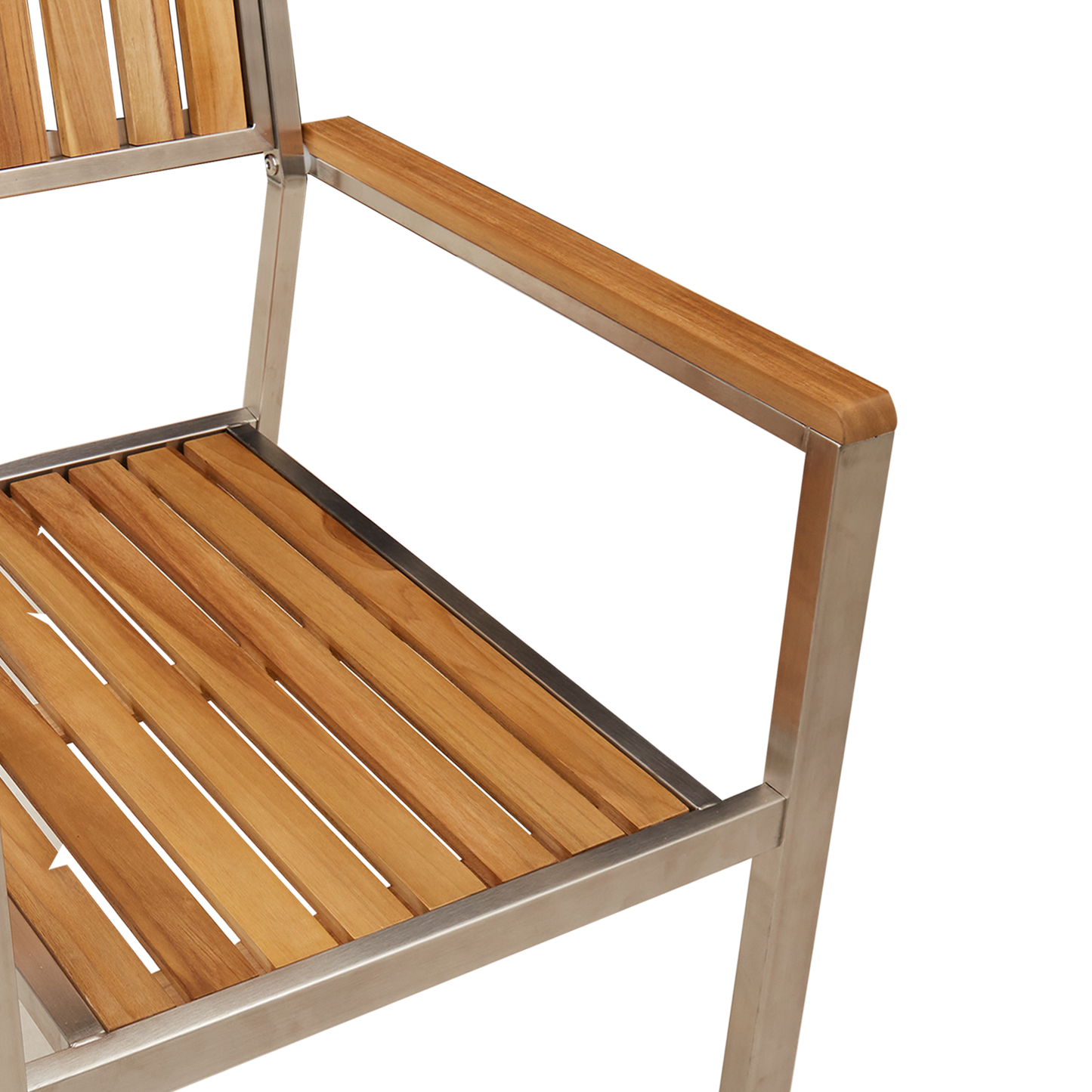Stacking Garden Chairs 8 pcs 54.5x56x87 cm Solid Wood Teak
