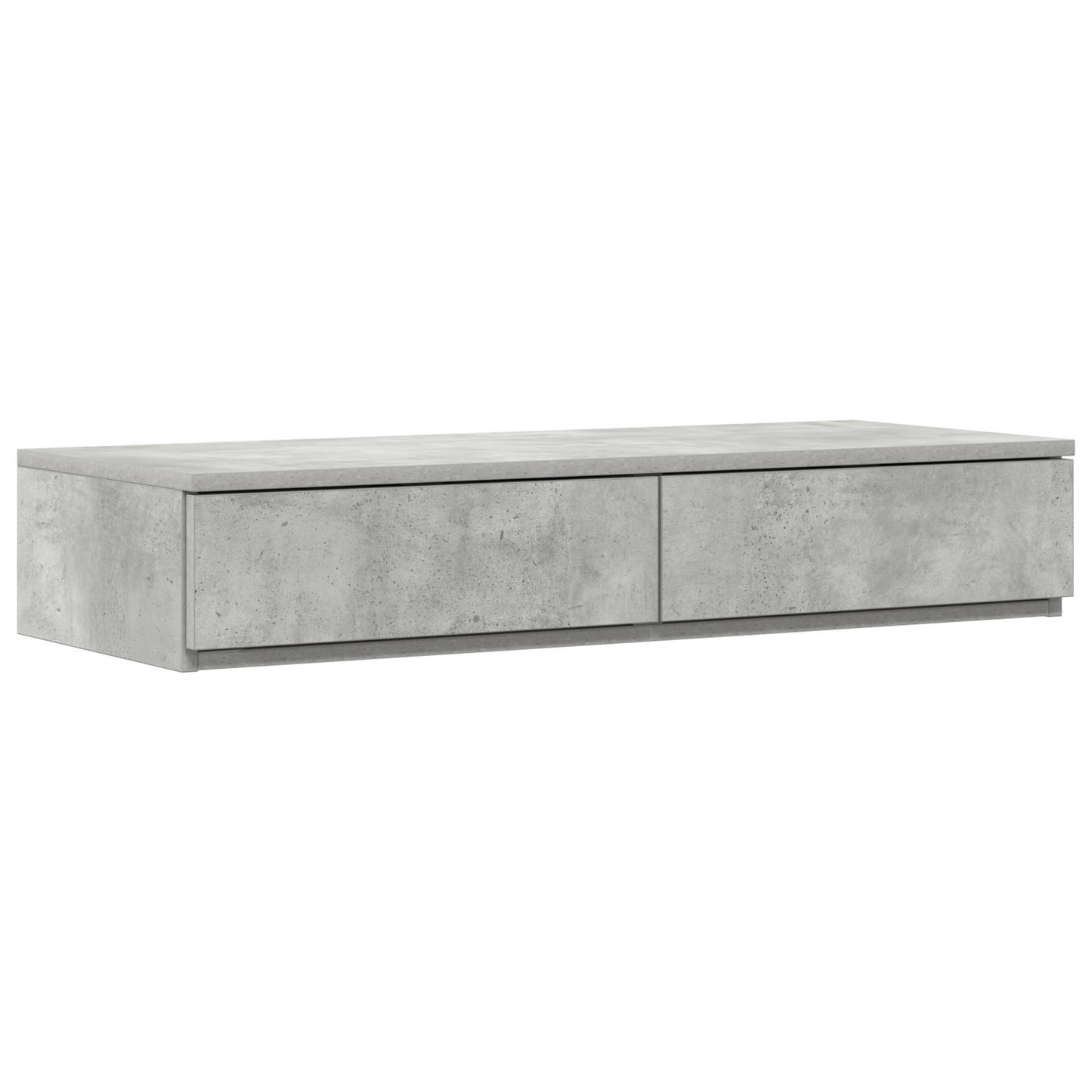 Storage Bed Frame Concrete Grey 90x200 cm