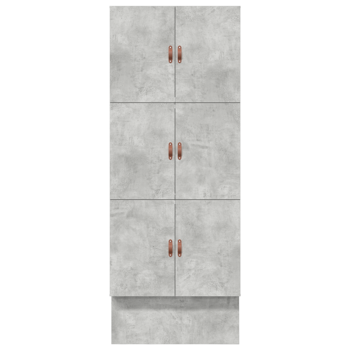 Storage Bed Frame Concrete Grey 90x200 cm