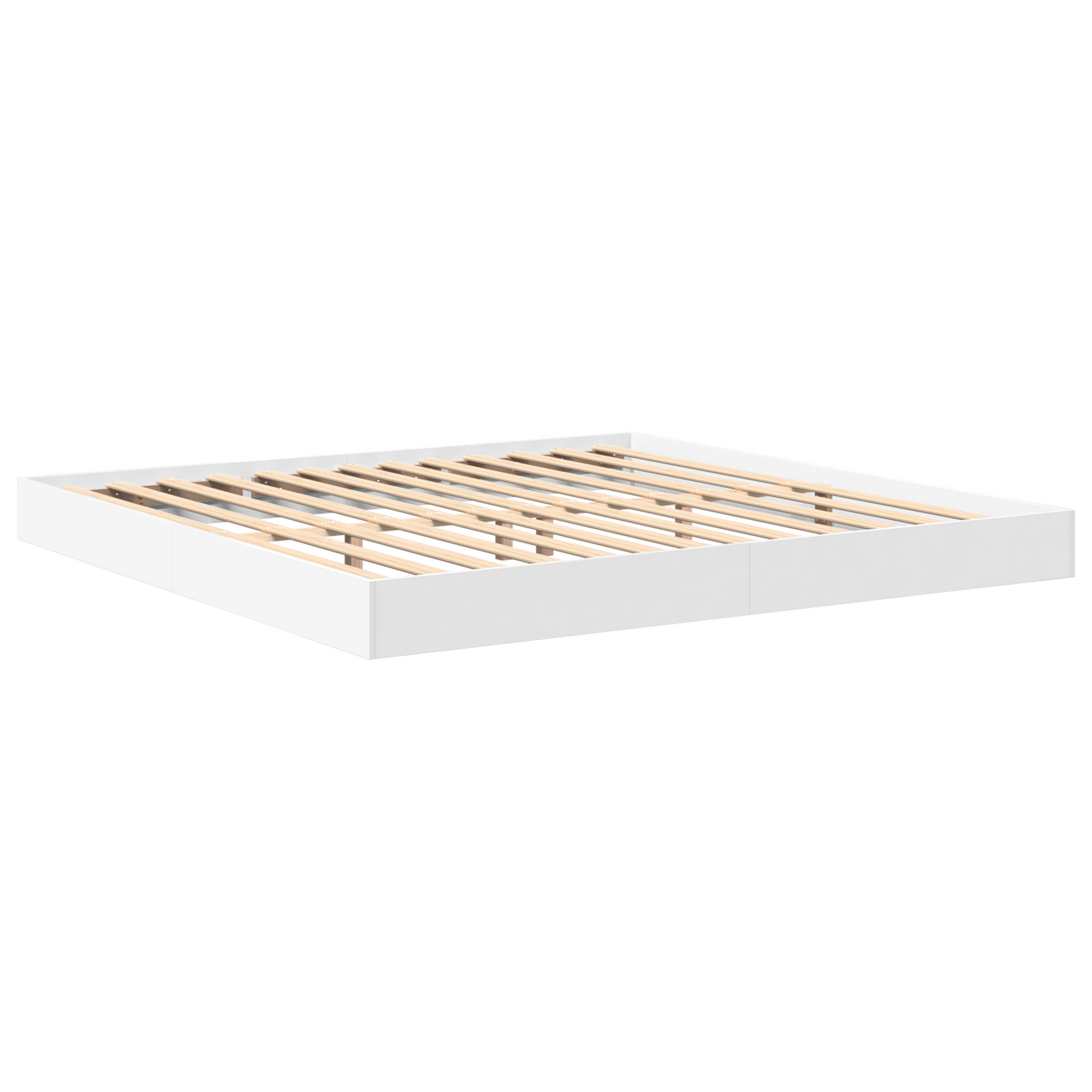 Bookcase Bed White 180x200 cm Engineered Wood