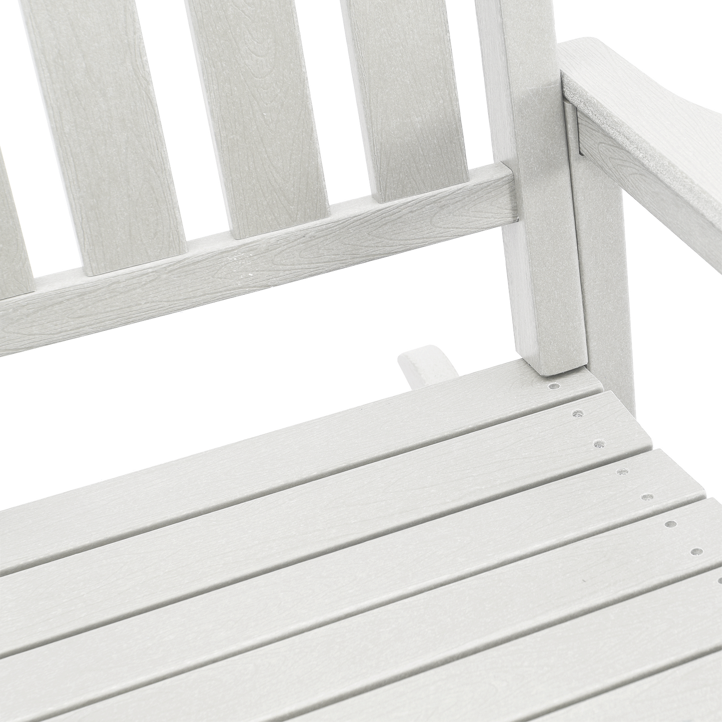 Garden Rocking Chairs 2 pcs White 70x92x107.5 cm HDPE