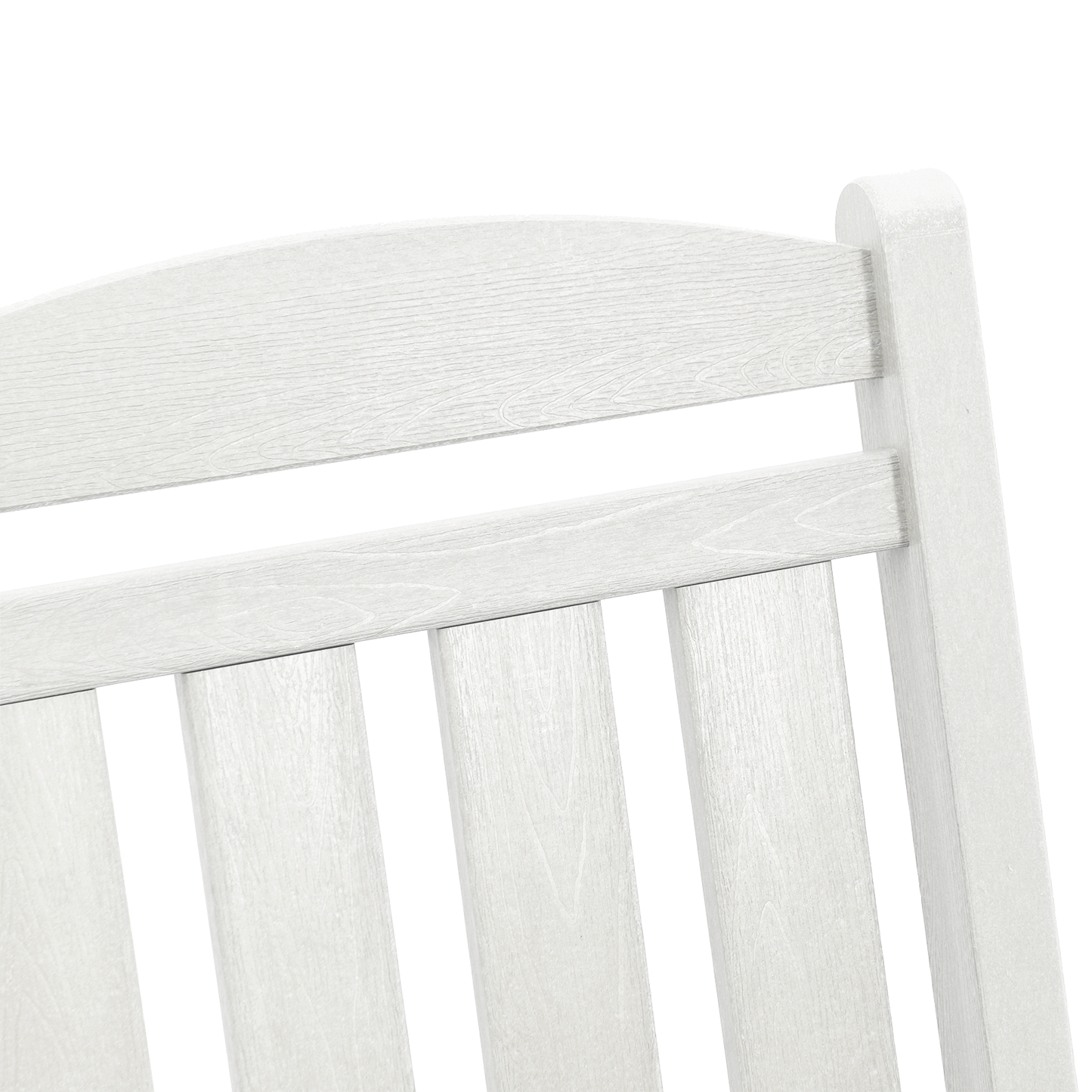 Garden Rocking Chairs 2 pcs White 70x92x107.5 cm HDPE