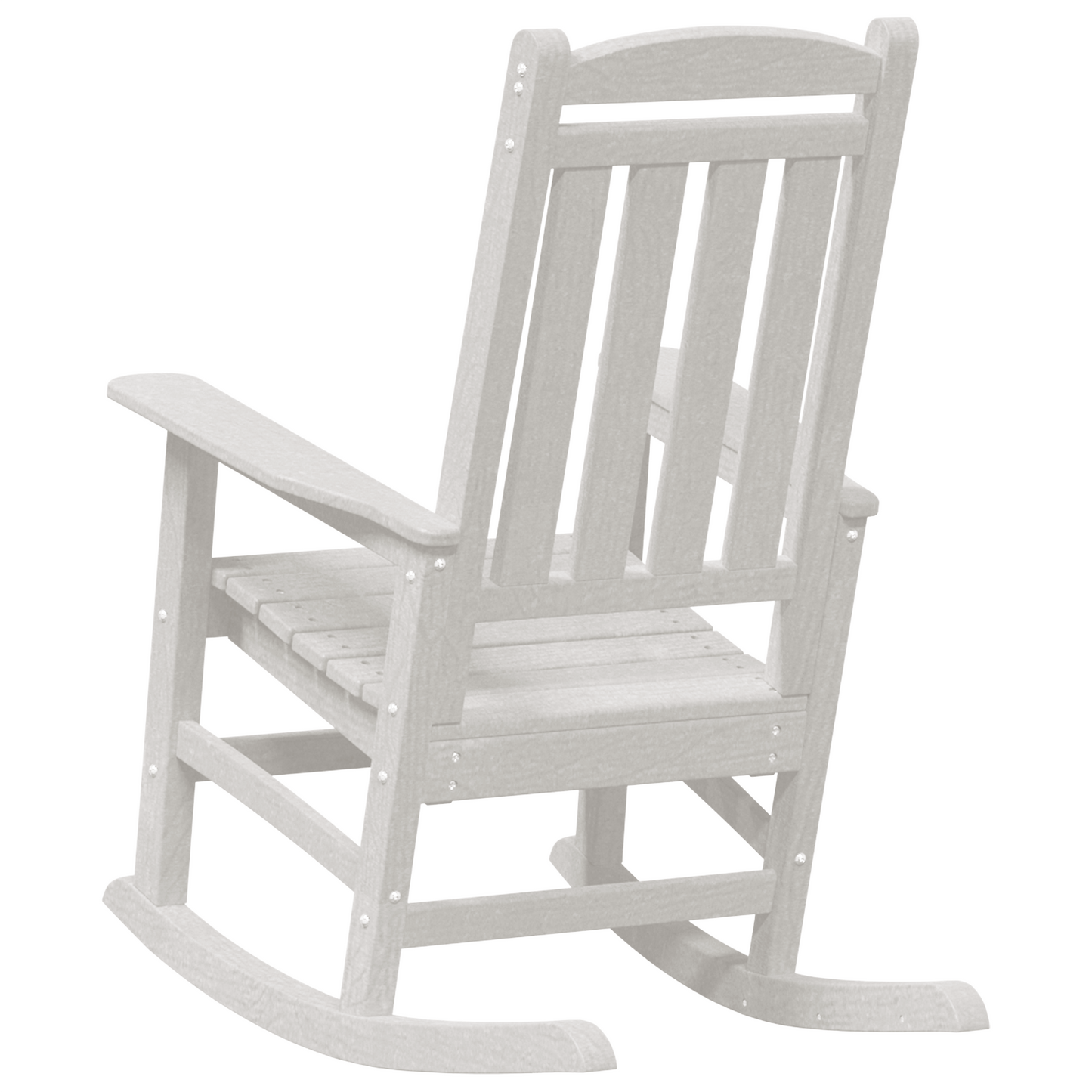 Garden Rocking Chairs 2 pcs White 70x92x107.5 cm HDPE