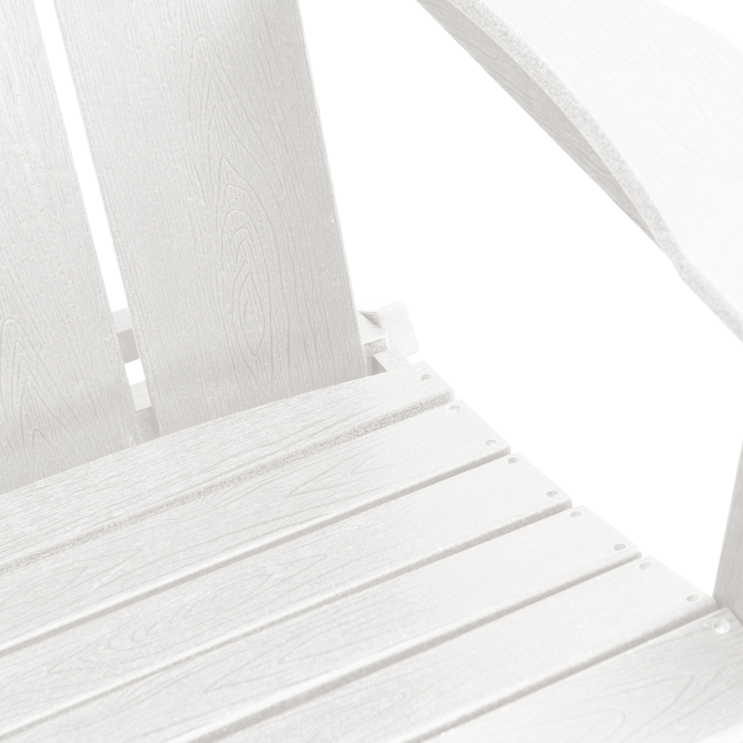 Foldable Adirondack Chairs 2 pcs White 74.5x80.5x90 cm HDPE