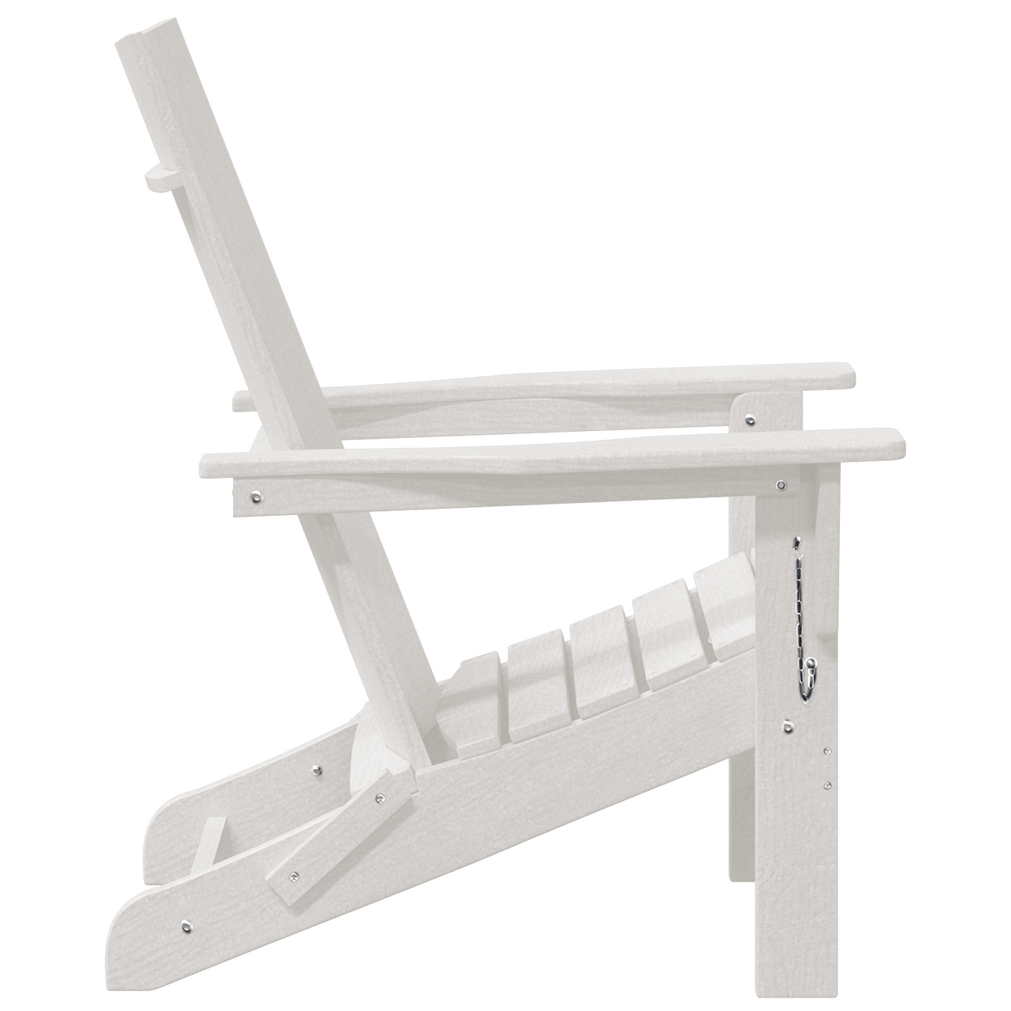 Foldable Adirondack Chairs 2 pcs White 74.5x80.5x90 cm HDPE