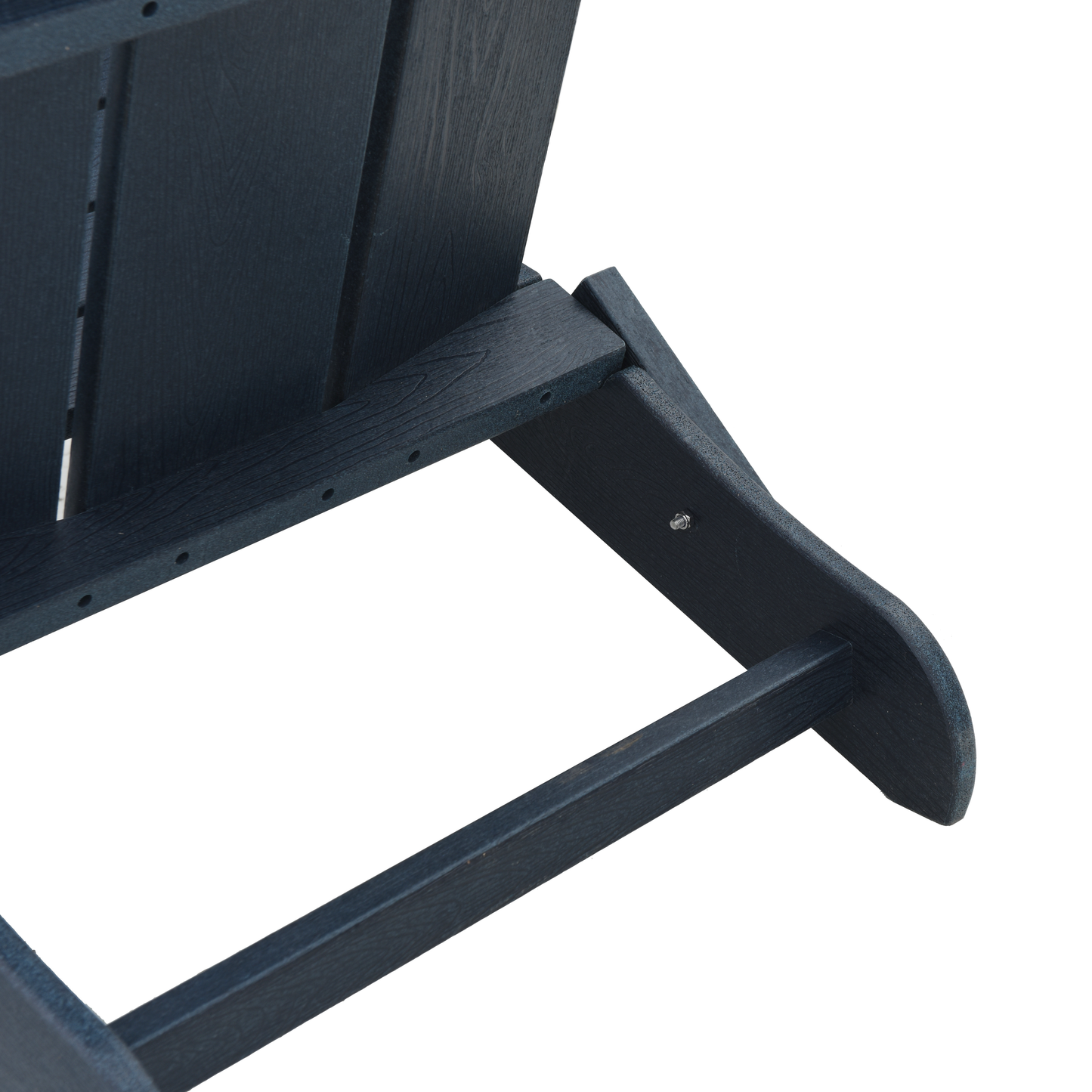 Foldable Adirondack Chairs 2 pcs Navy Blue 74.5x80.5x90 cm HDPE