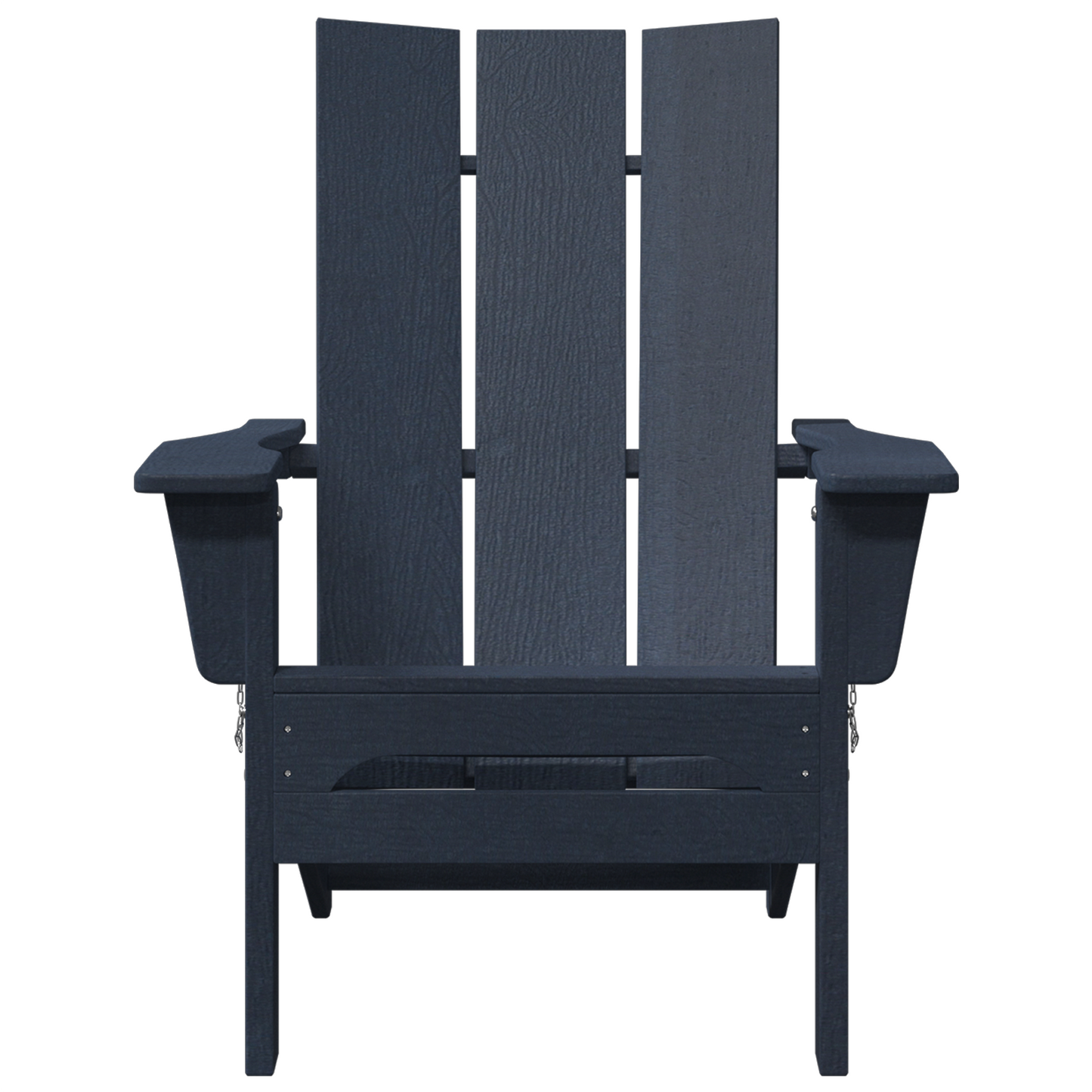 Foldable Adirondack Chairs 2 pcs Navy Blue 74.5x80.5x90 cm HDPE