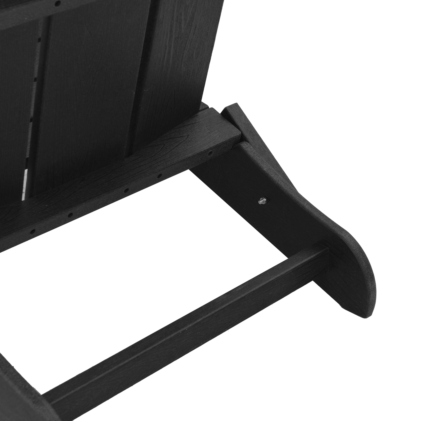 Foldable Adirondack Chairs 2 pcs Black 74.5x80.5x90 cm HDPE