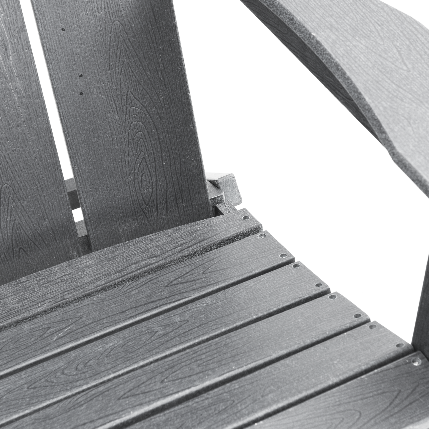 Foldable Adirondack Chairs 2 pcs Light Grey 74.5x80.5x90 cm HDPE