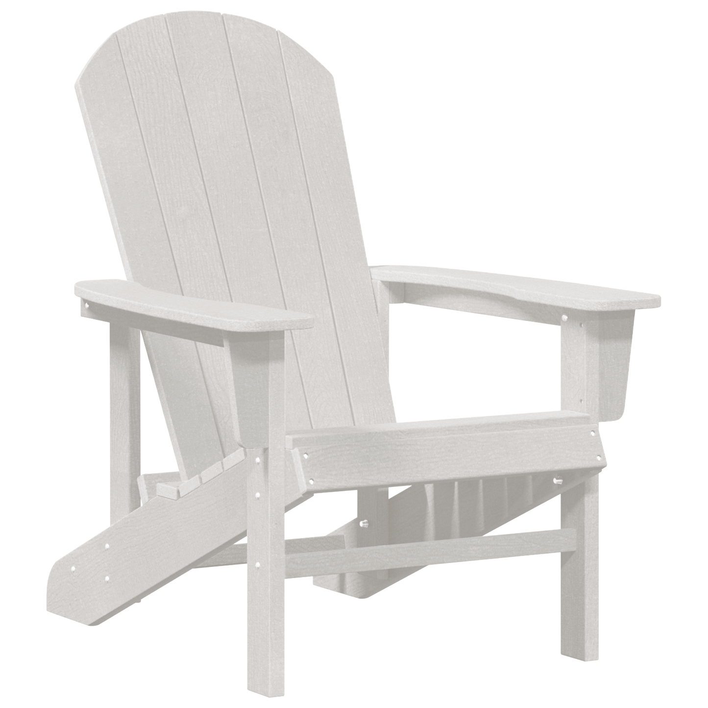 Adirondack Chairs 2 pcs White 74x82x90 cm HDPE