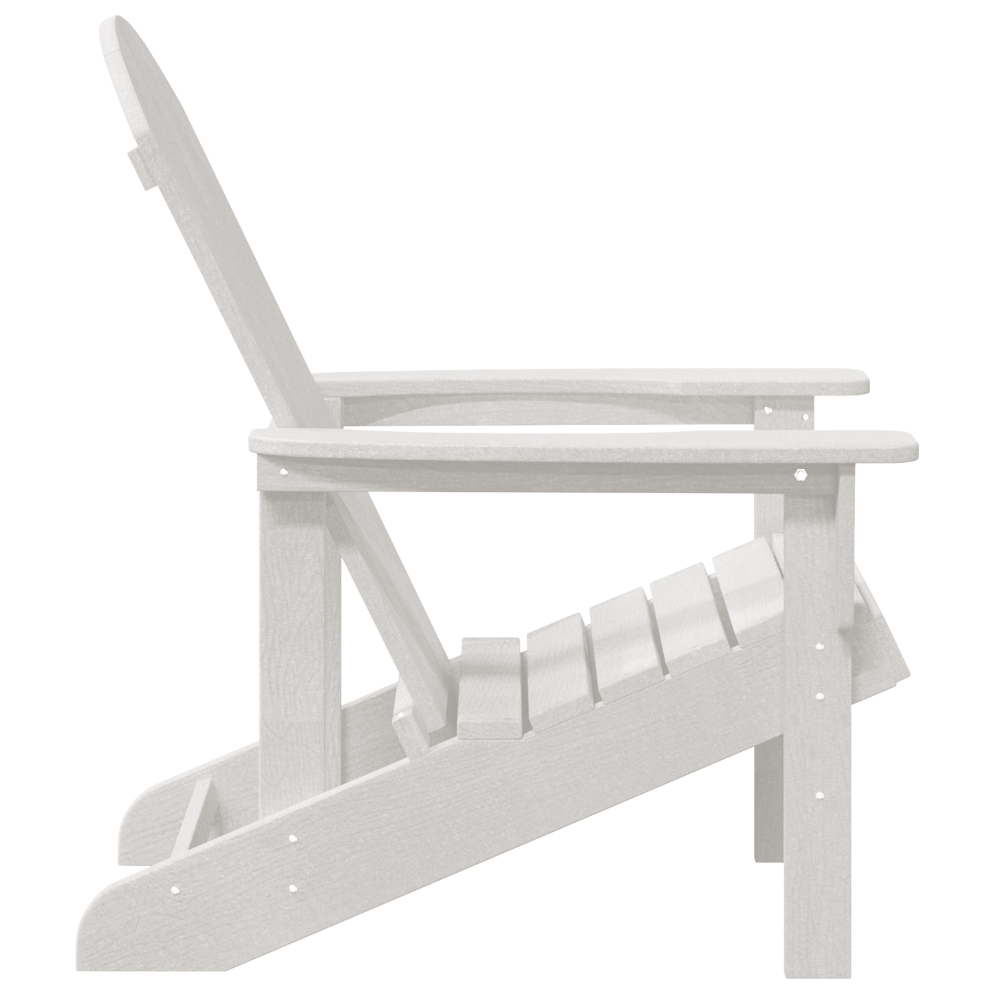 Adirondack Chairs 2 pcs White 74x82x90 cm HDPE