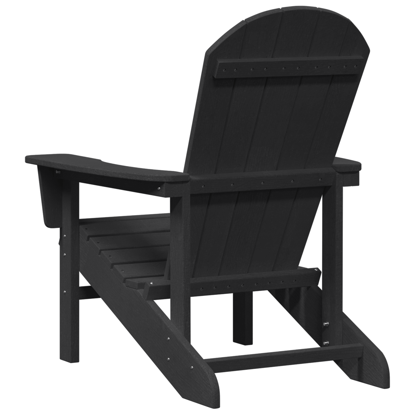 Adirondack Chairs 2 pcs Black 74x82x90 cm HDPE