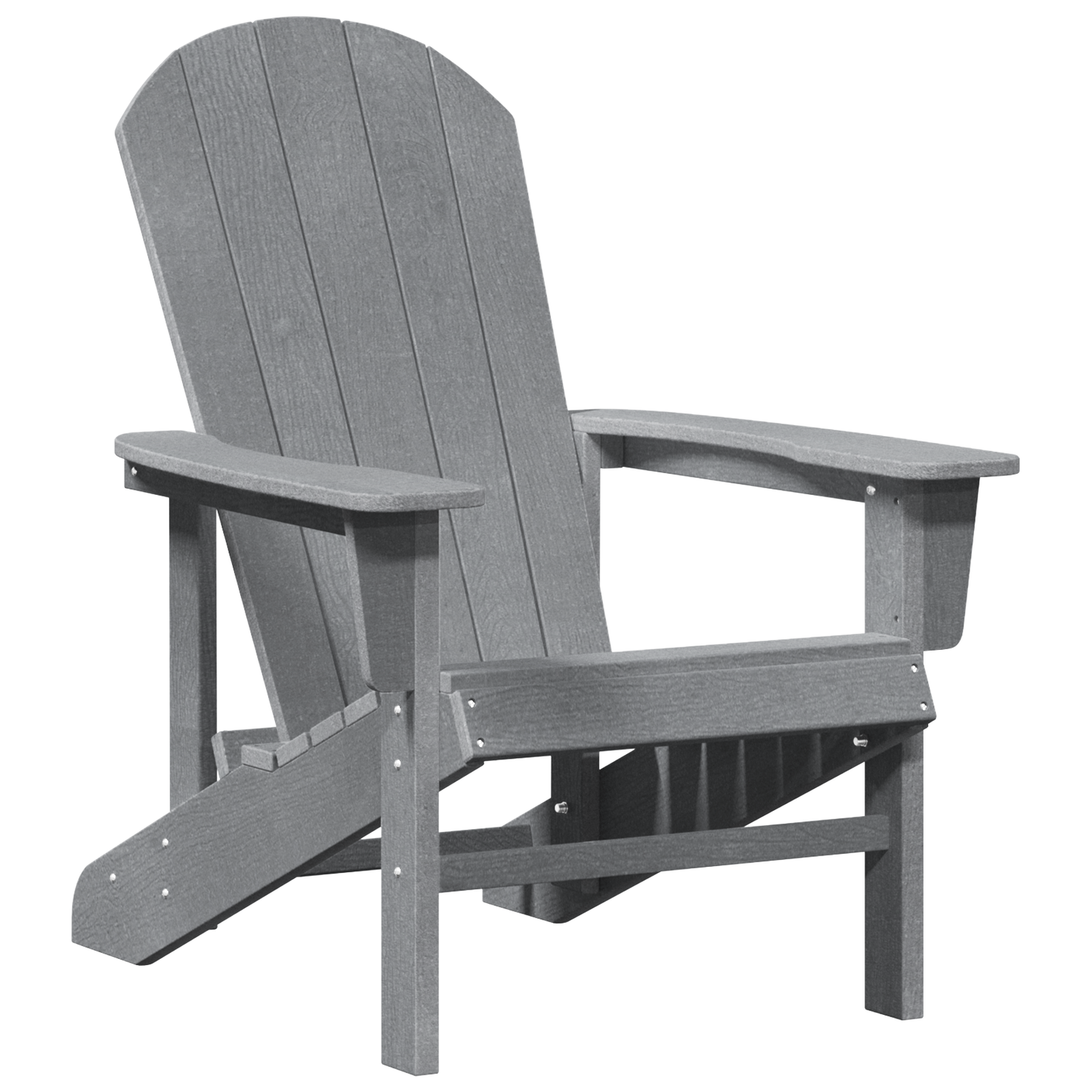 Adirondack Chairs 2 pcs Light Grey 74x82x90 cm HDPE