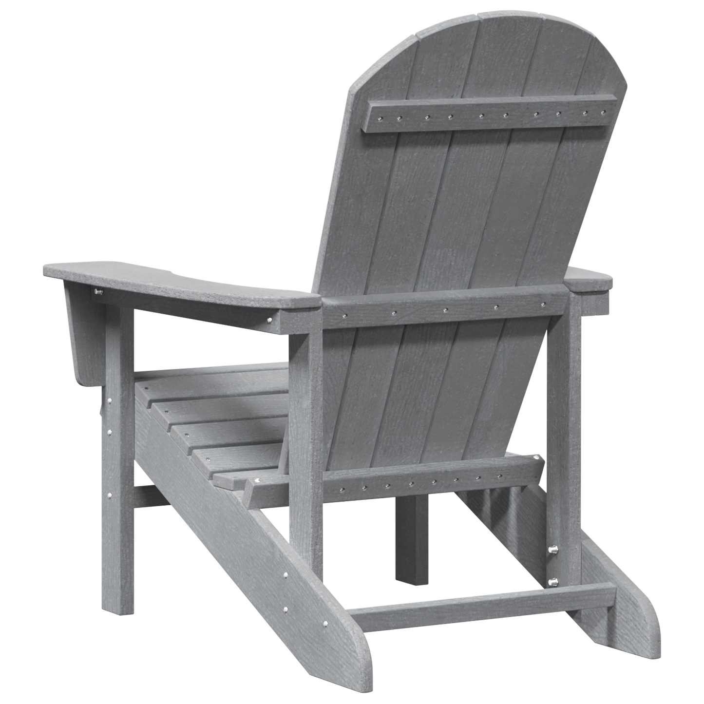 Adirondack Chairs 2 pcs Light Grey 74x82x90 cm HDPE