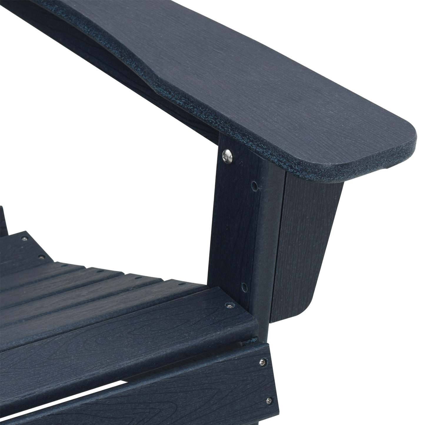 3 Piece Garden Lounge Set Navy Blue HDPE