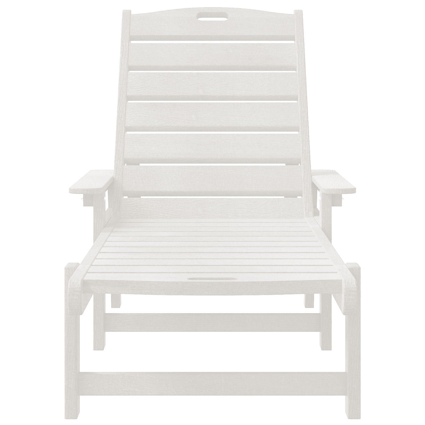 Sun Loungers 2 pcs White 162x53x98.5 cm HDPE