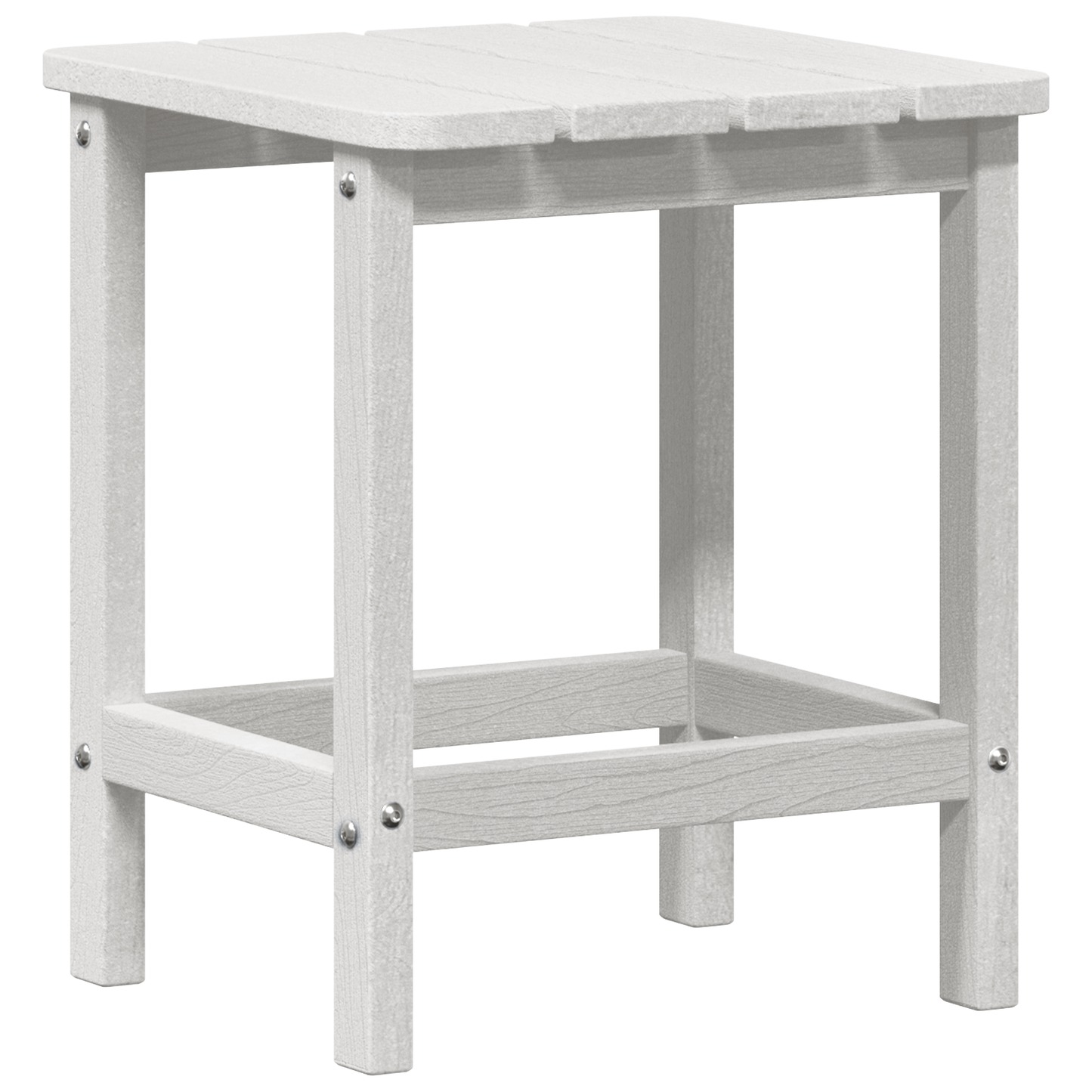 3 Piece Garden Lounge Set White HDPE