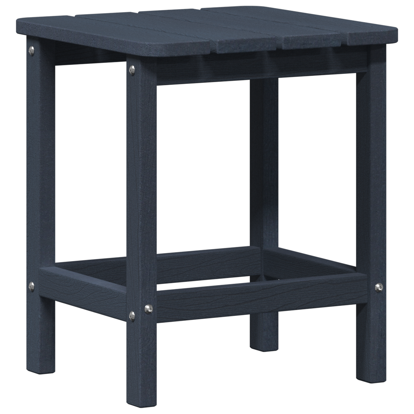 3 Piece Garden Lounge Set Navy Blue HDPE
