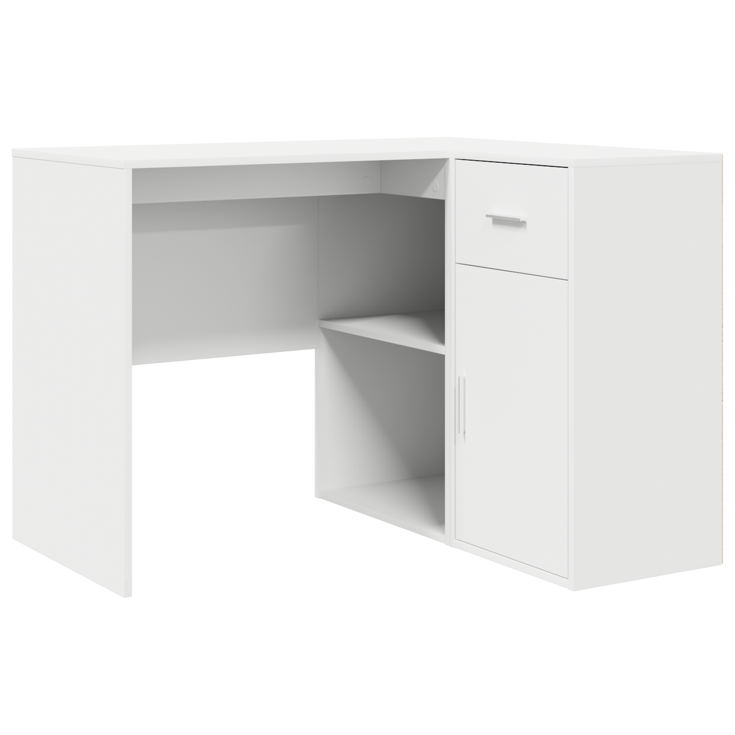 Corner Desk White 102x88x75 cm Engineered Wood