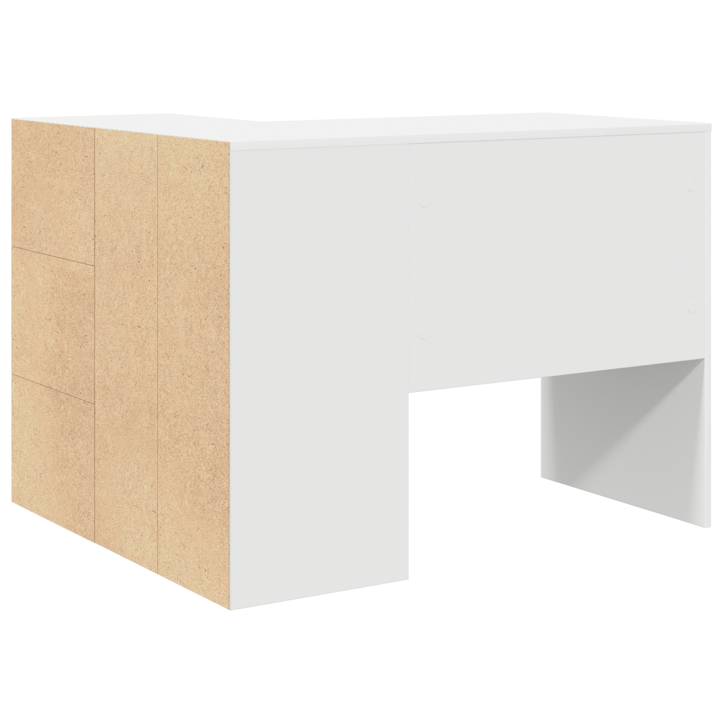 Corner Desk White 102x88x75 cm Engineered Wood