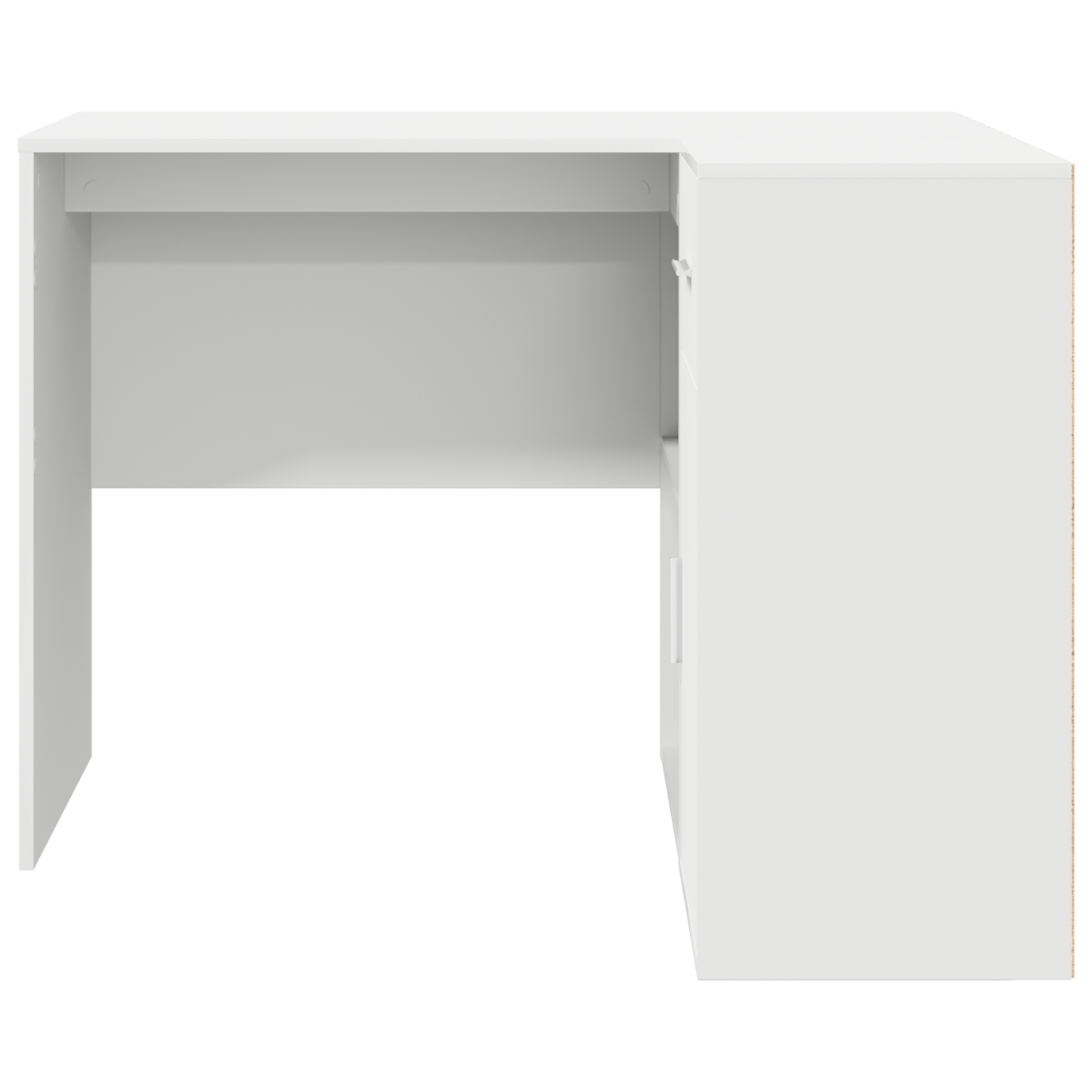 Corner Desk White 102x88x75 cm Engineered Wood