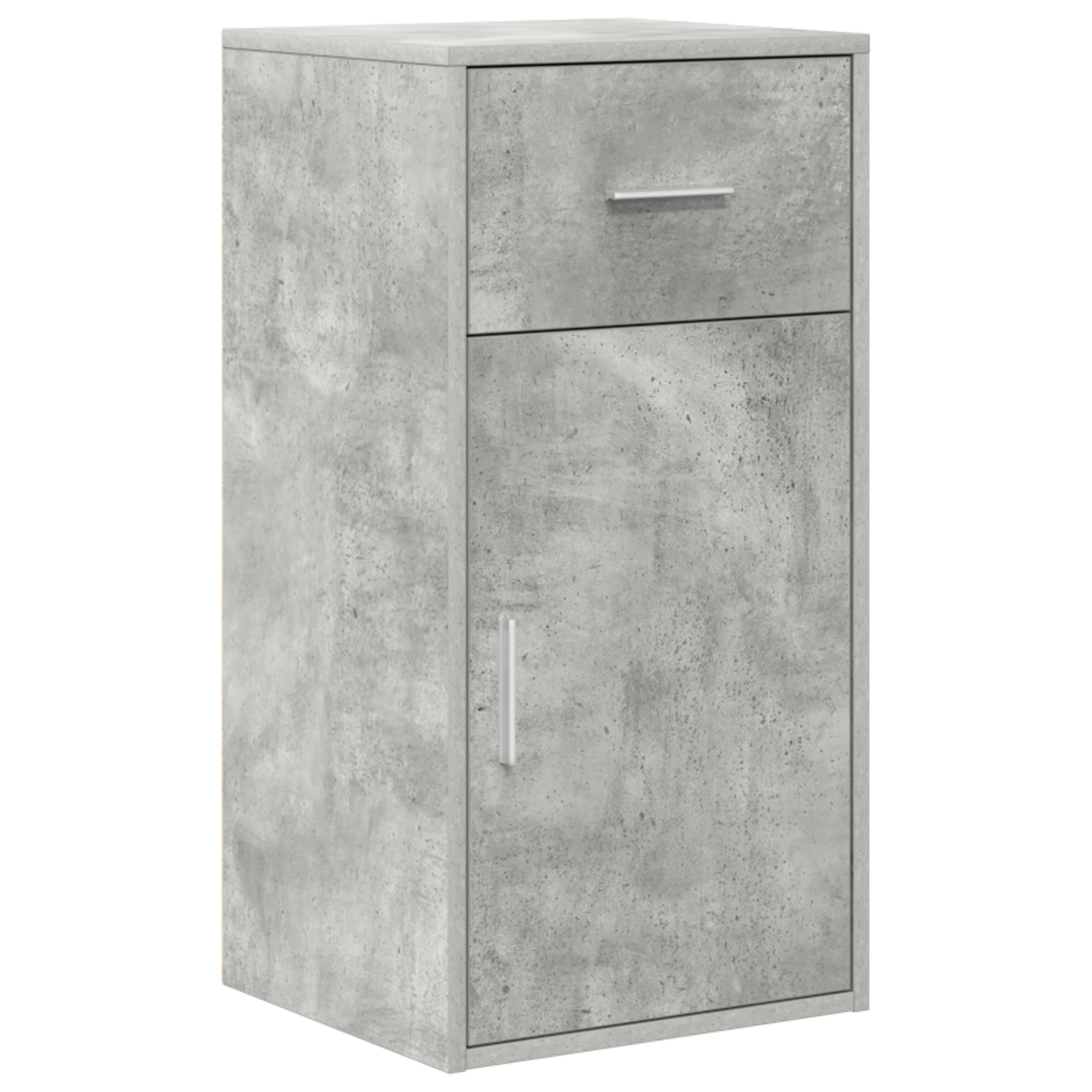 Corner Desk Concrete Grey 102x88x75 cm Engineered Wood