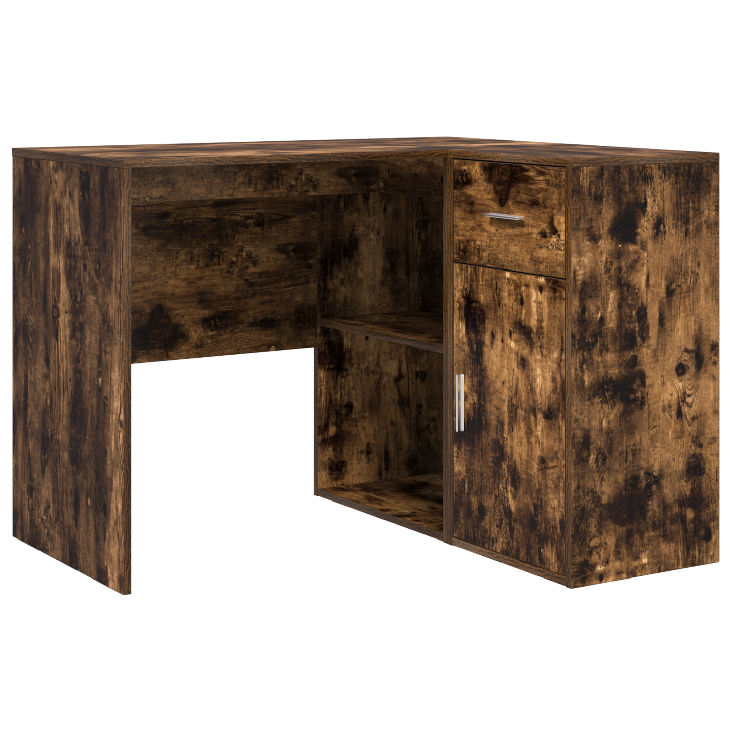 Corner Desk Smoked Oak 102x88x75 cm Engineered Wood