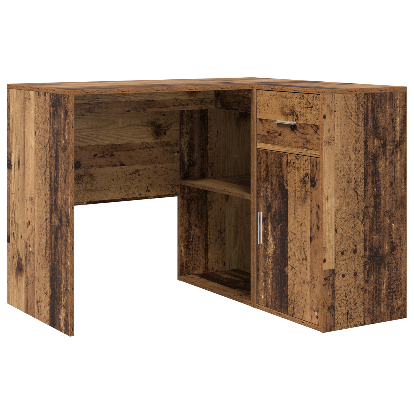 Corner Desk Old Wood 102x88x75 cm Engineered Wood