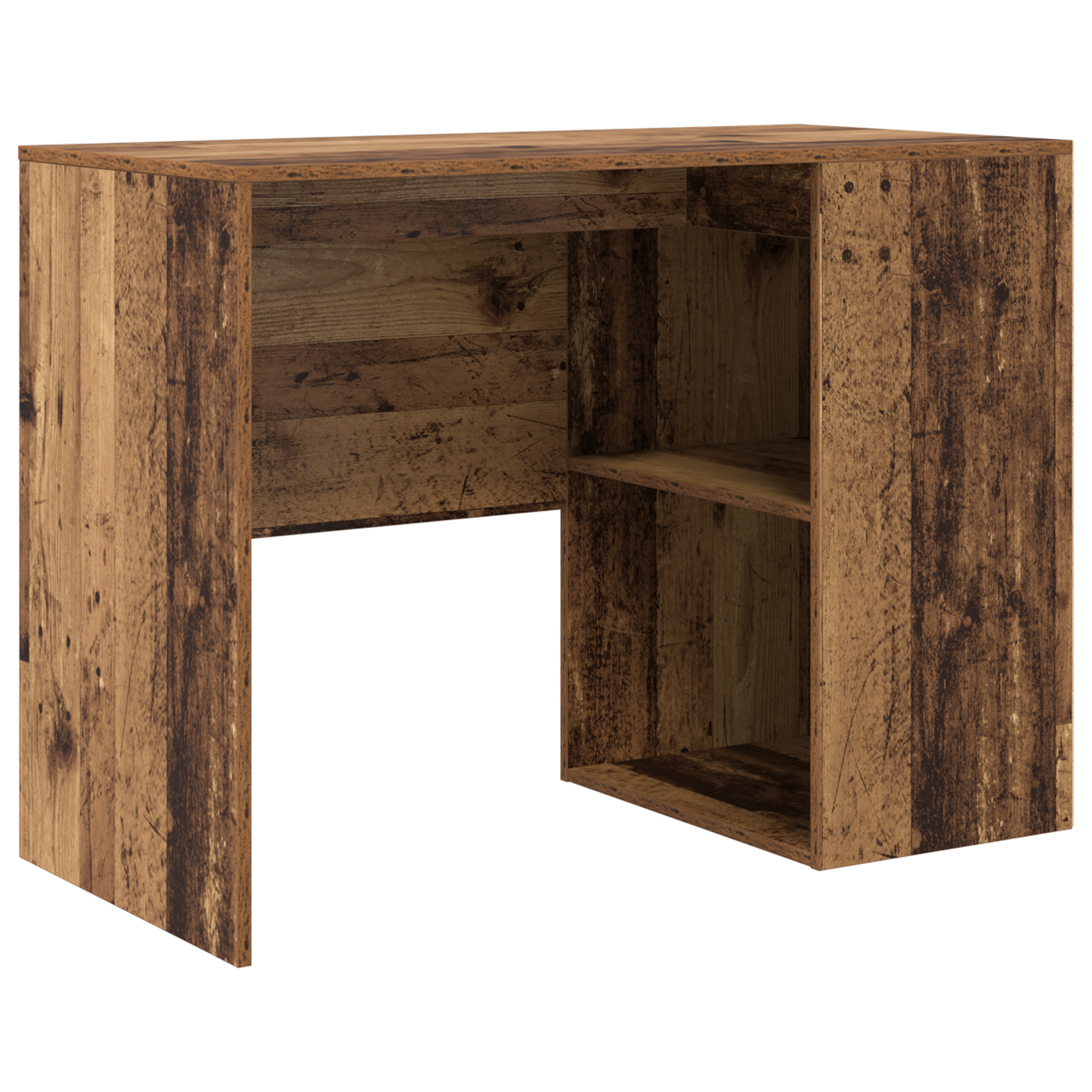 Corner Desk Old Wood 102x88x75 cm Engineered Wood