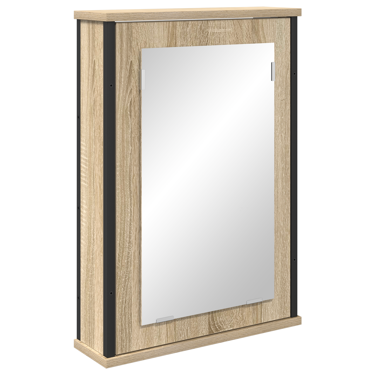 2 Piece Bathroom Cabinet Set Sonoma Oak Engineered Wood