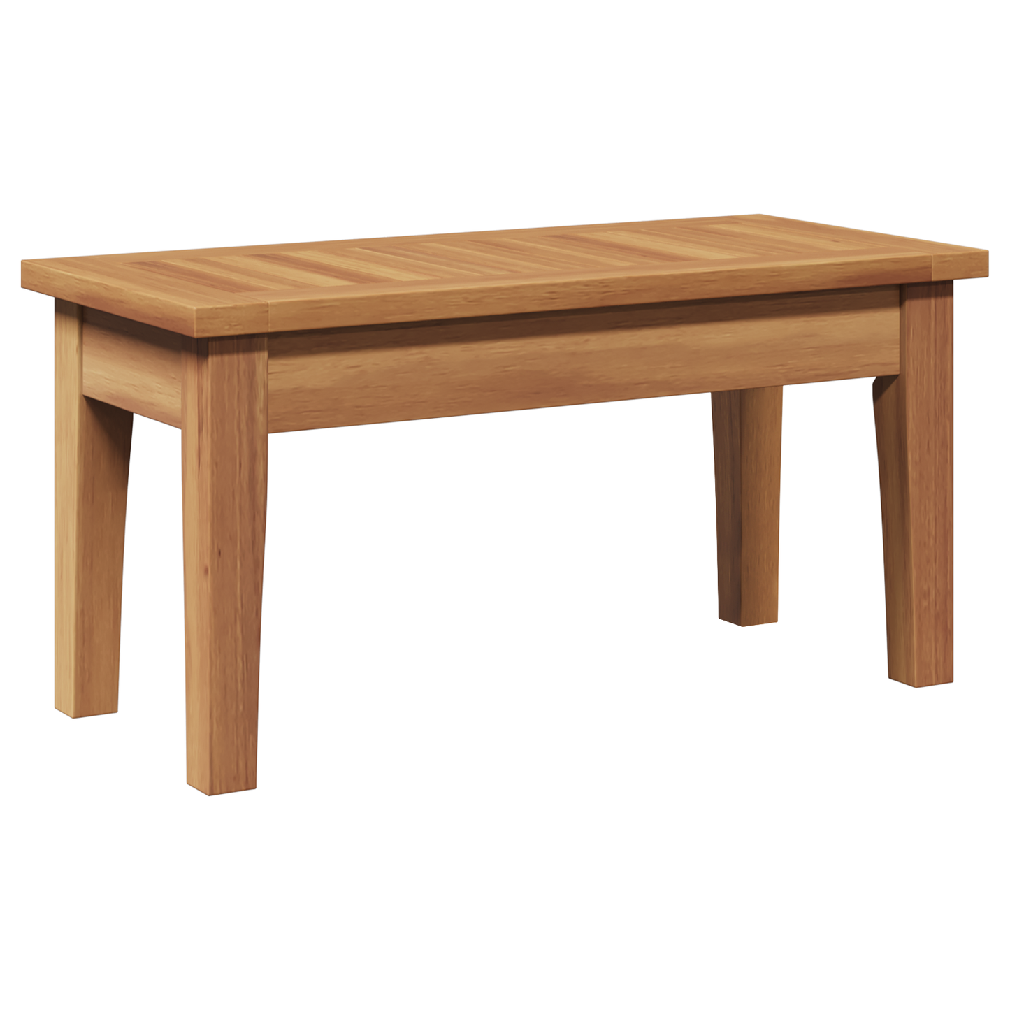 5 Piece Garden Bench Set with Cushions Solid Wood Teak