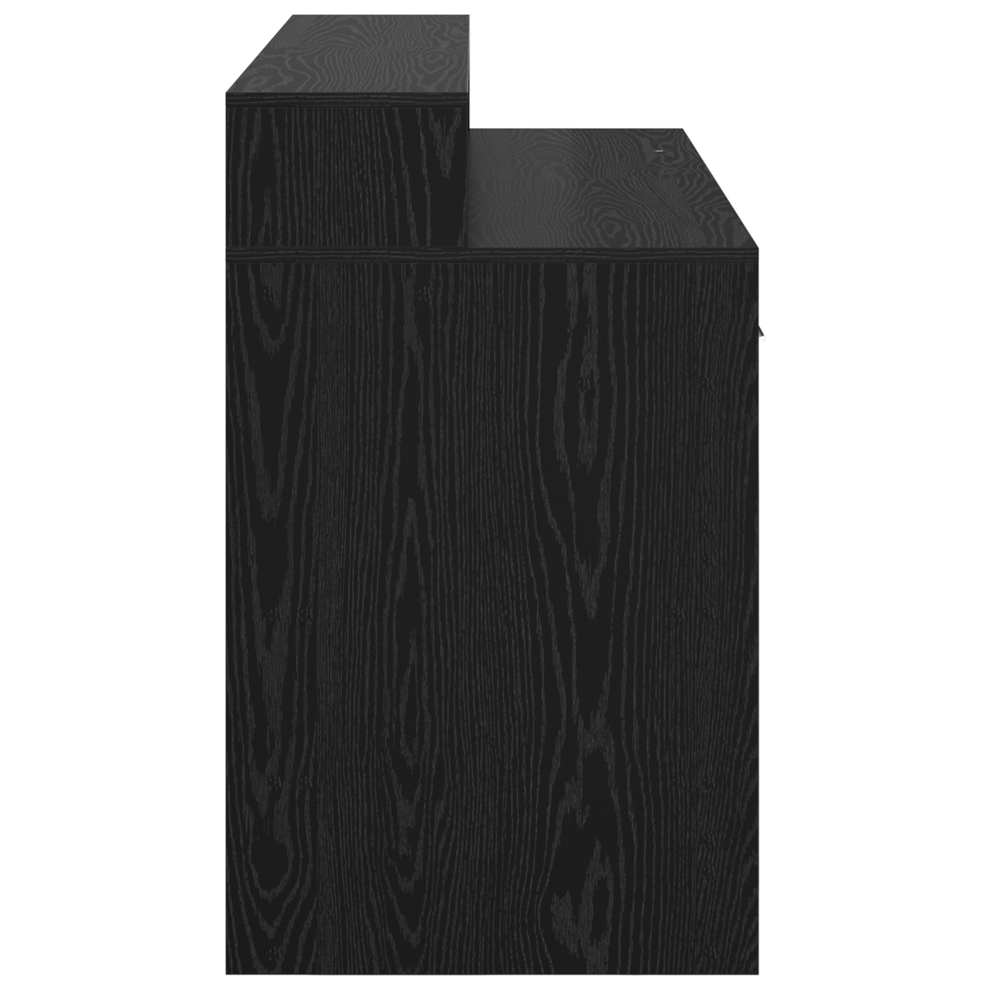 Desk Black Oak 120x55x91 cm Engineered Wood