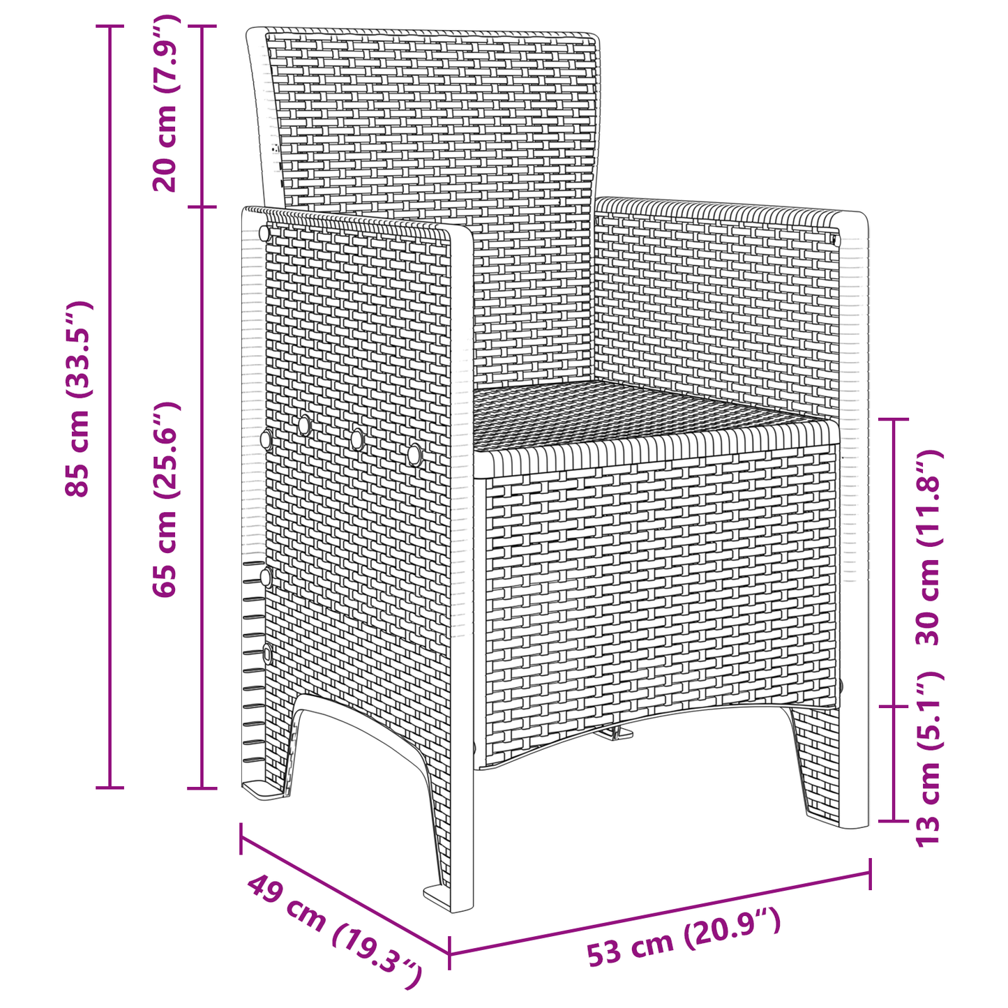 5 Piece Garden Dining Set Light Grey Poly Rattan