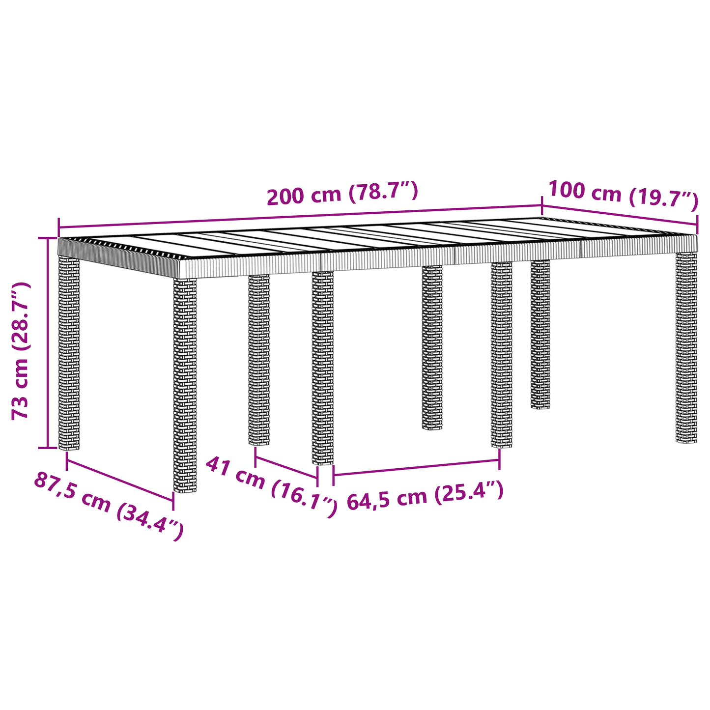 7 Piece Garden Dining Set Light Grey Poly Rattan