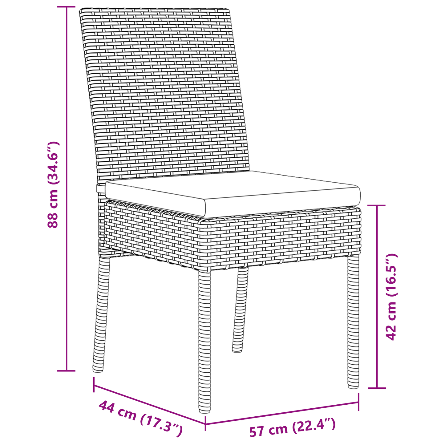 5 Piece Garden Dining Set Grey Poly Rattan
