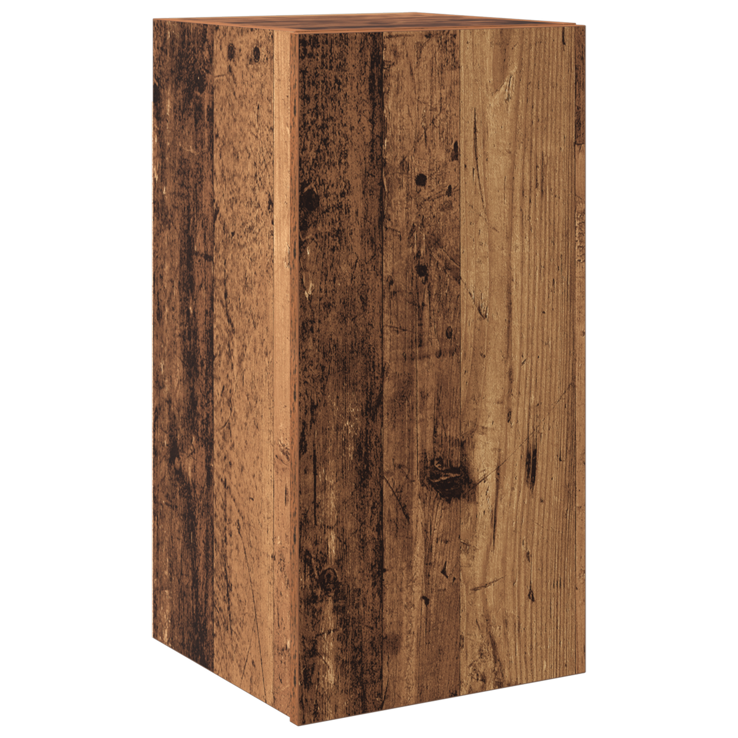 4 Piece TV Cabinet Set Wall-mounted Old Wood Engineered Wood