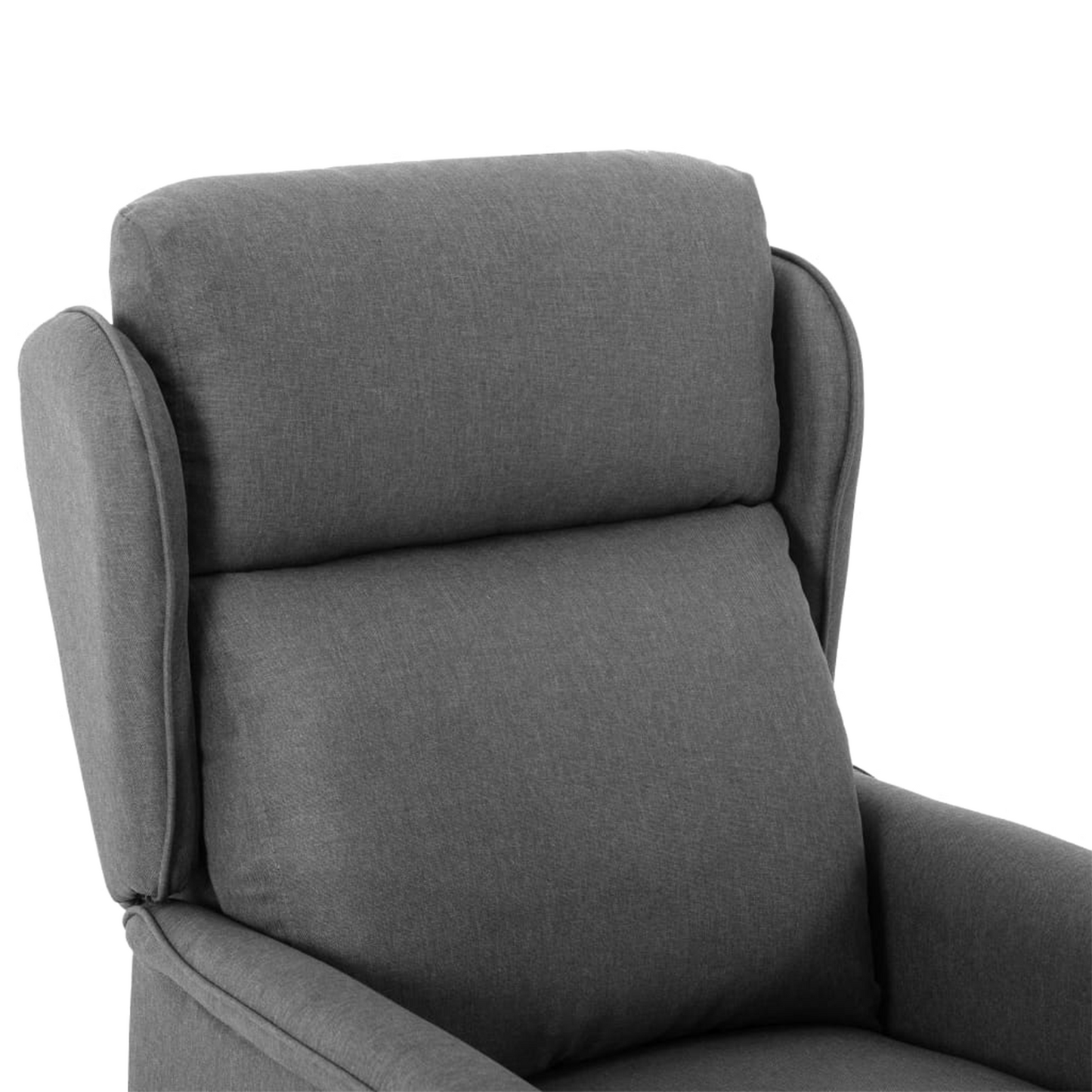 Massage Chair Light Grey Fabric