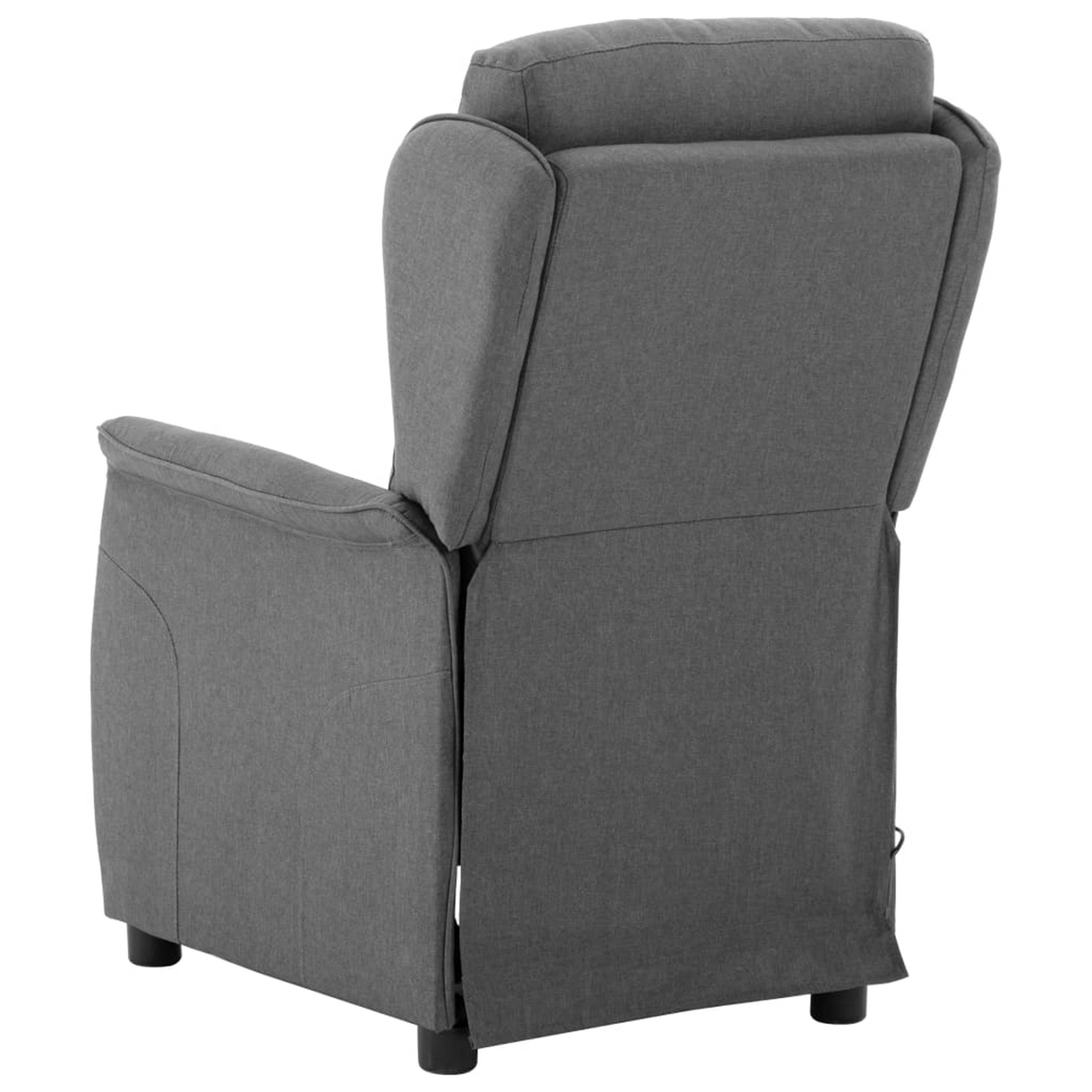 Massage Chair Light Grey Fabric