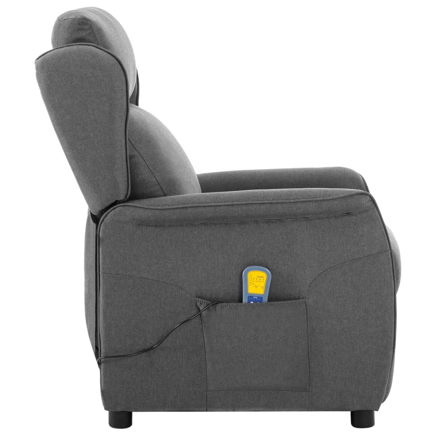 Massage Chair Light Grey Fabric