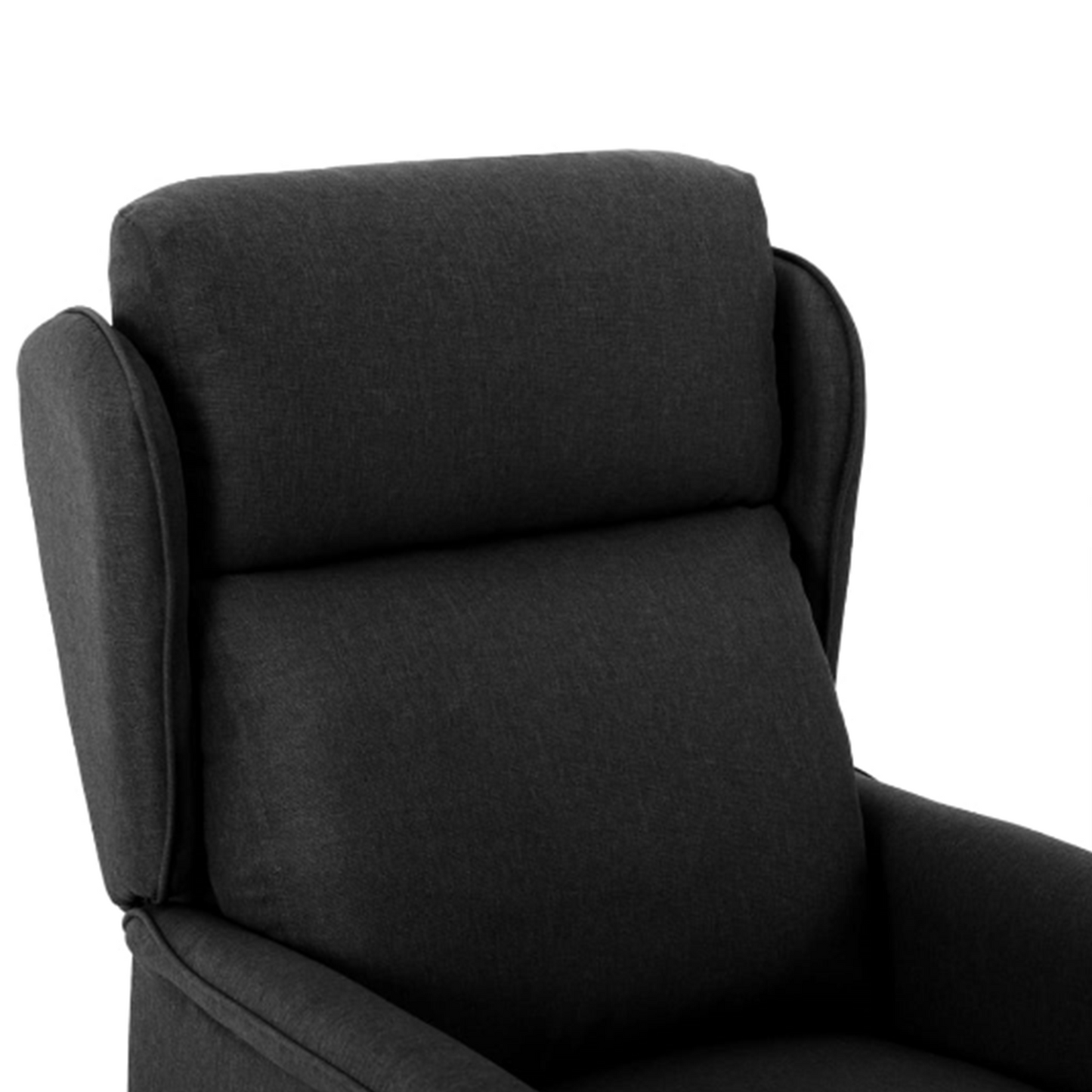 Massage Chair Black Fabric