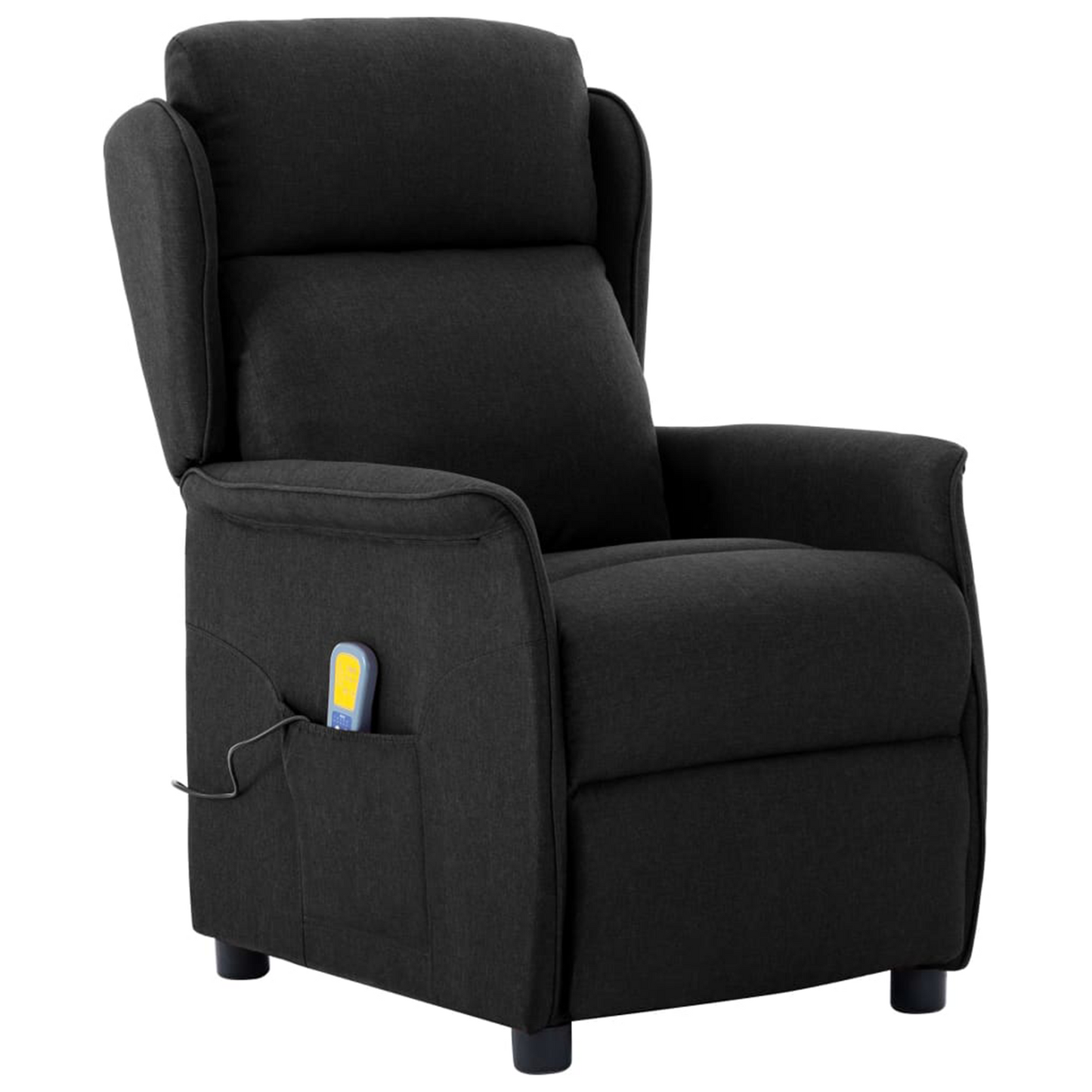 Massage Chair Black Fabric