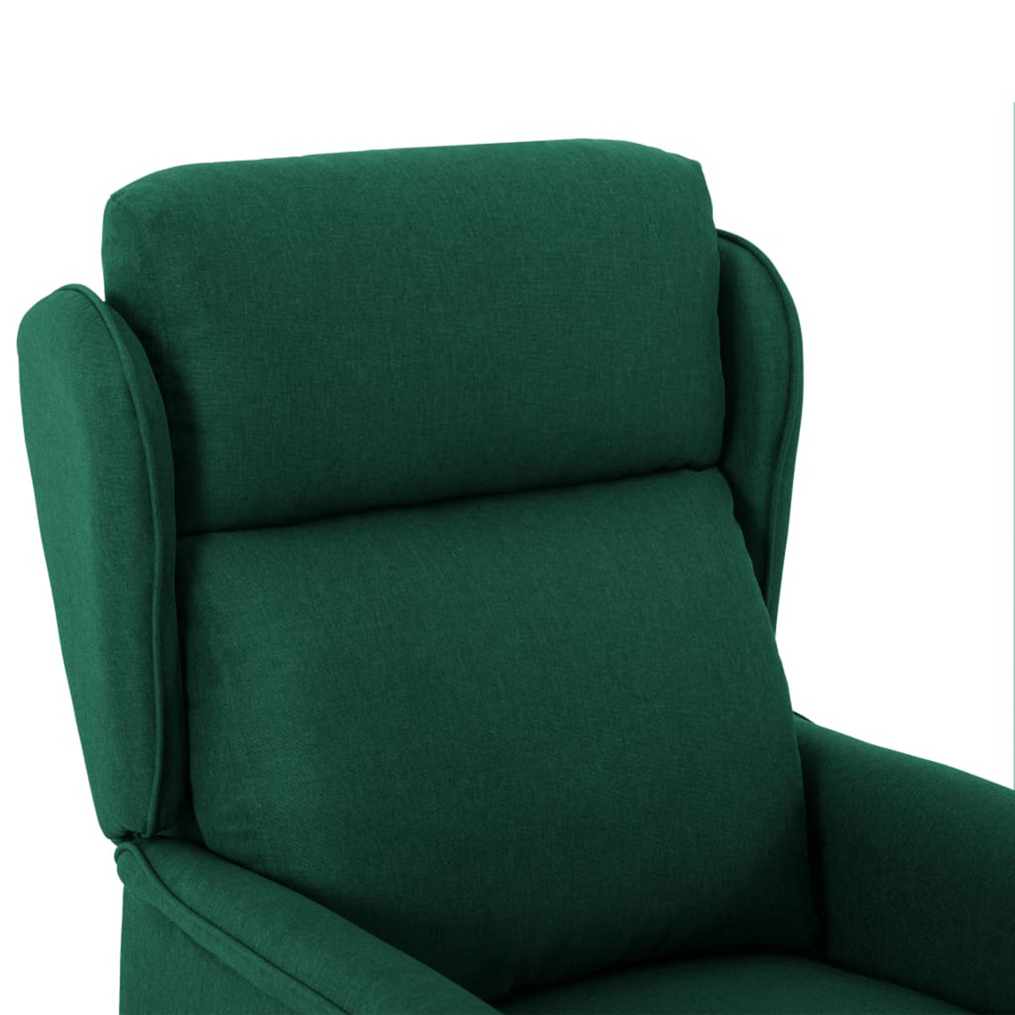 Massage Chair Dark Green Fabric