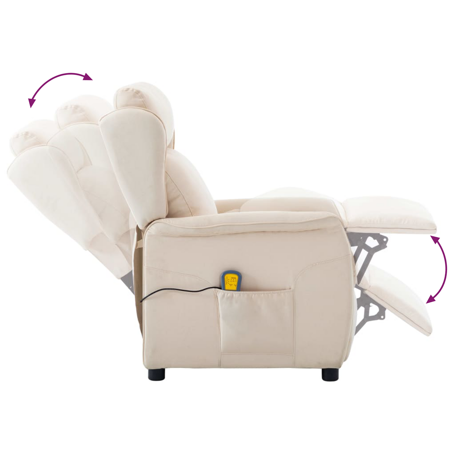 Massage Chair Cream Fabric