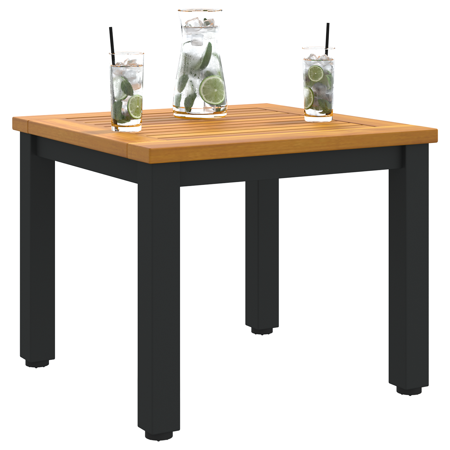 Garden Side Table 45x45x38 cm Solid Acacia Wood