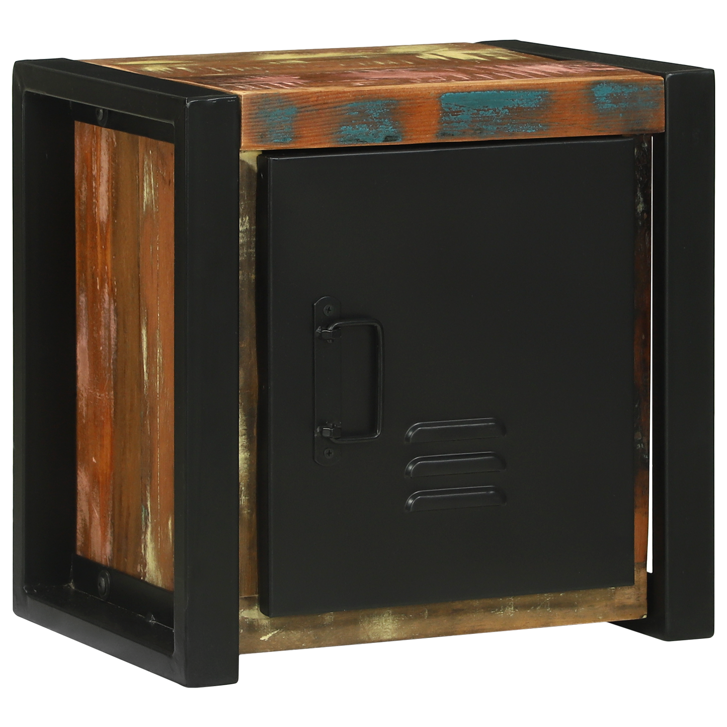 Bathroom Wall Cabinet Multicolour Reclaimed wood Medium Storage